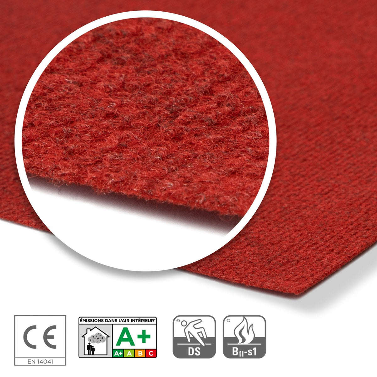 ✂ Tapis pour événements et salons sur mesure | Sintra | 2 largeurs | 14 couleurs