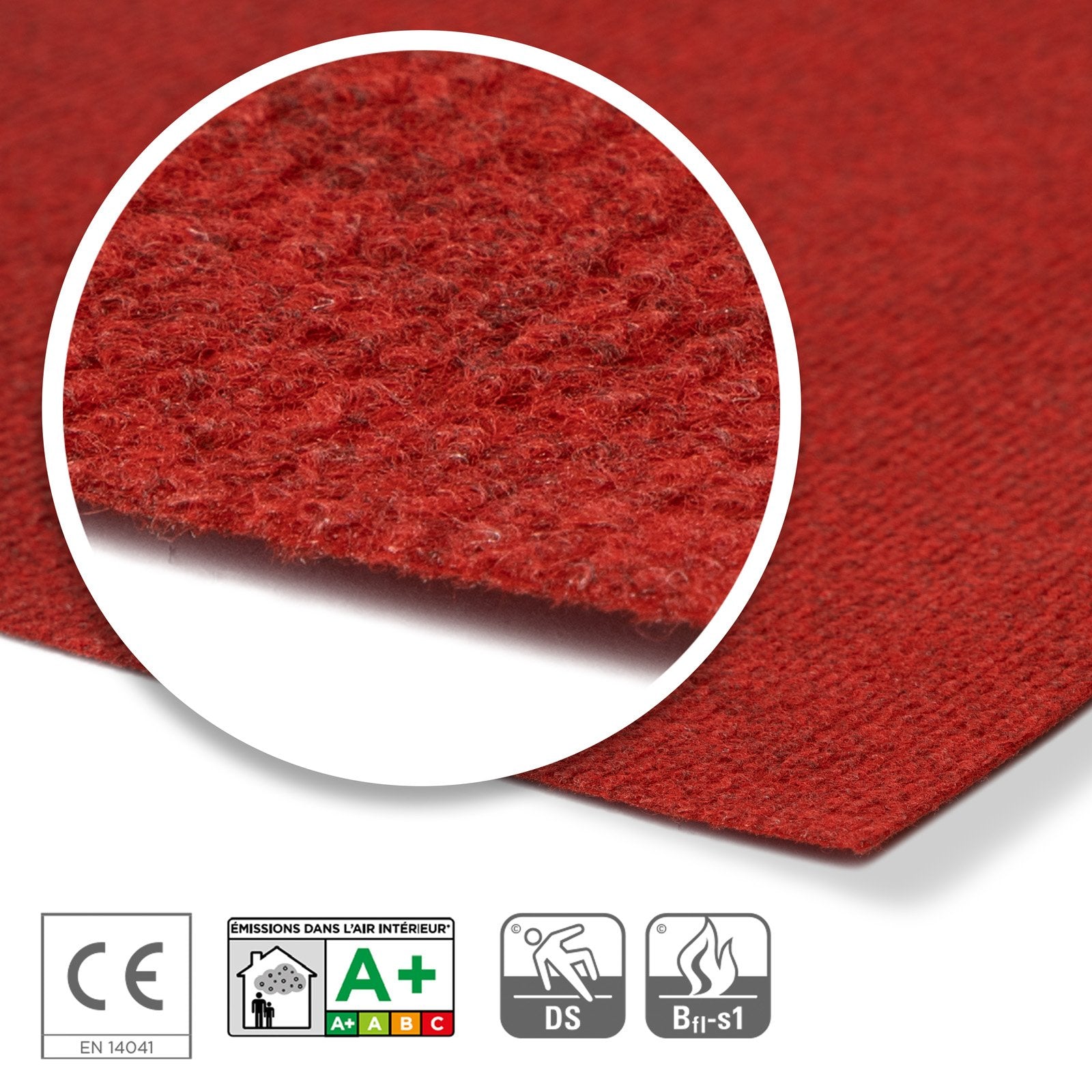 ✂ Tapis pour événements et salons sur mesure | Sintra | 2 largeurs | 14 couleurs