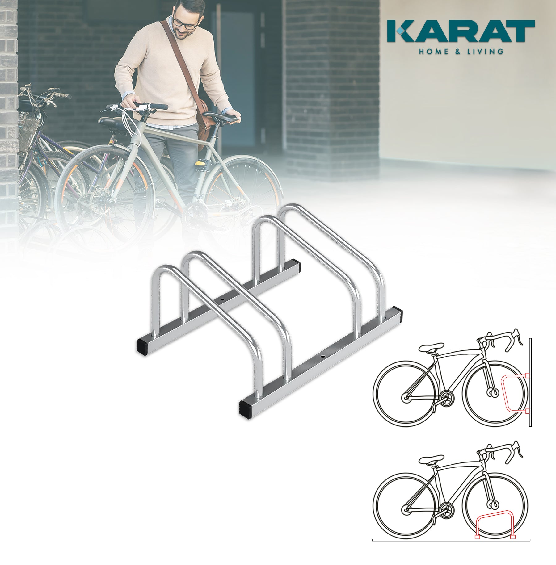 F2_fd-30705 | Argent | Pour 2 vélos