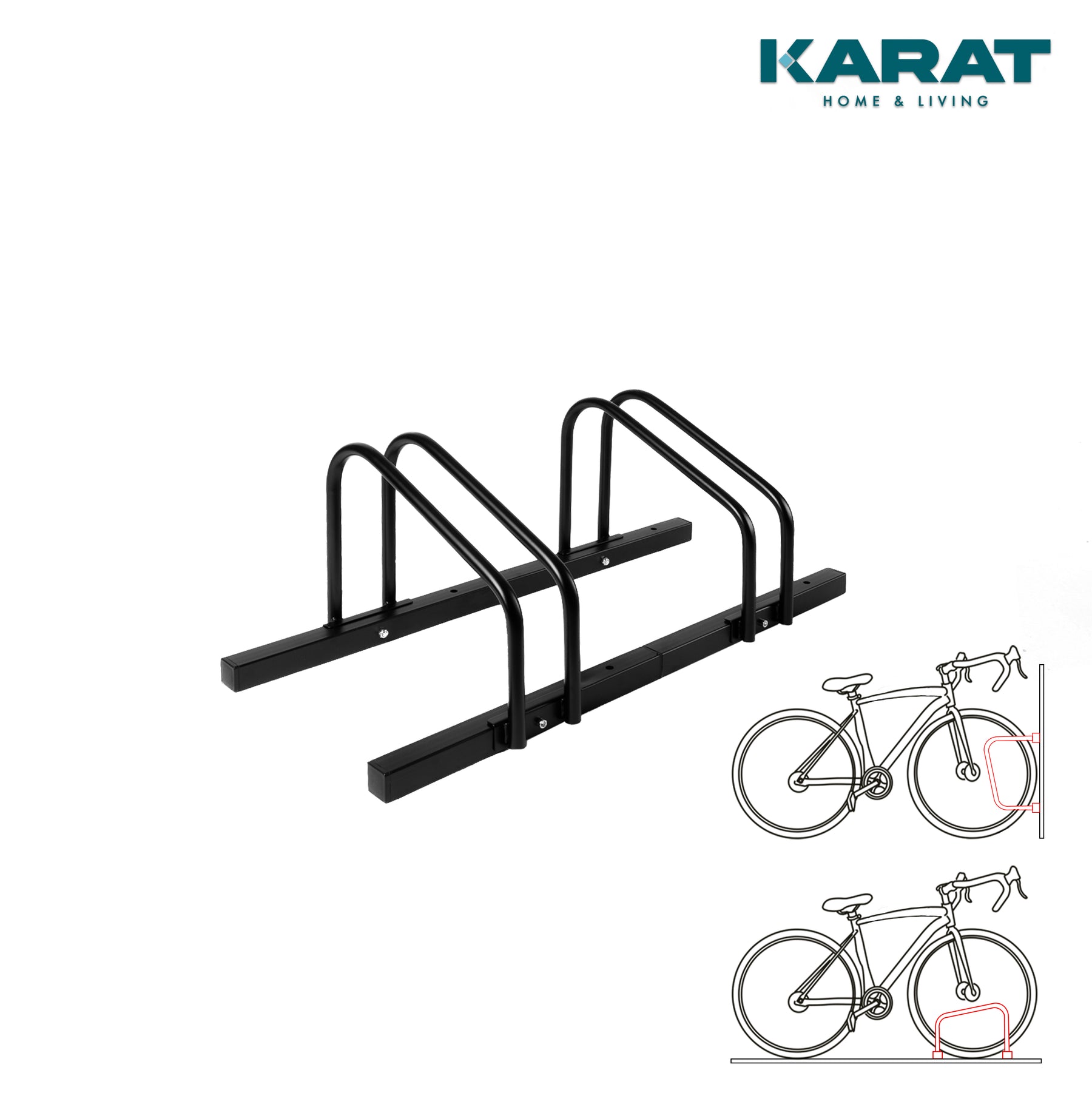 F1_fd-30700 | Noir | Pour 2 vélos