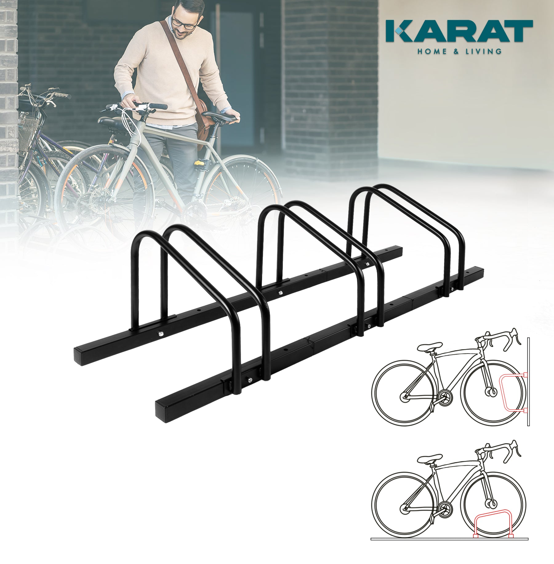 F2_fd-30701 | Noir | Pour 3 vélos