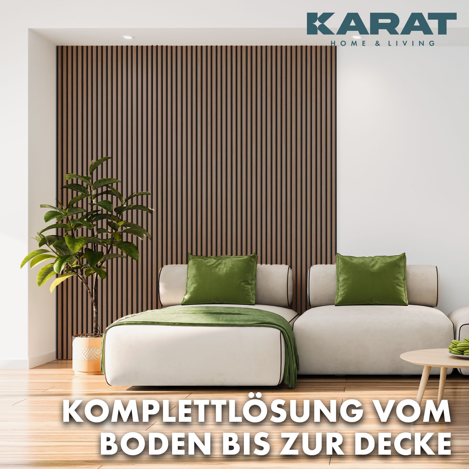 Panneaux acoustiques imitation bois | Design intemporel pour une acoustique agréable dans la pièce | Disponible en 3 designs et 2 tailles