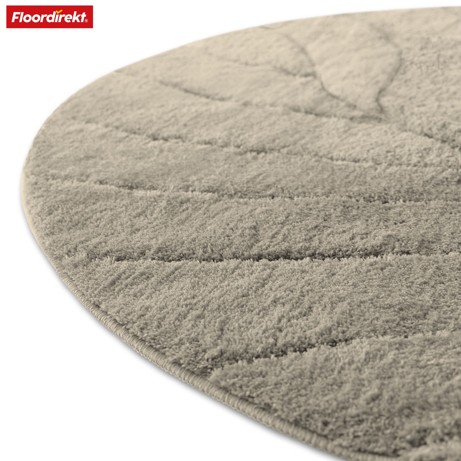 Tapis de bain | Maris | Tapis de bain rond | Microfibre douce, antidérapante & adaptée au chauffage au sol