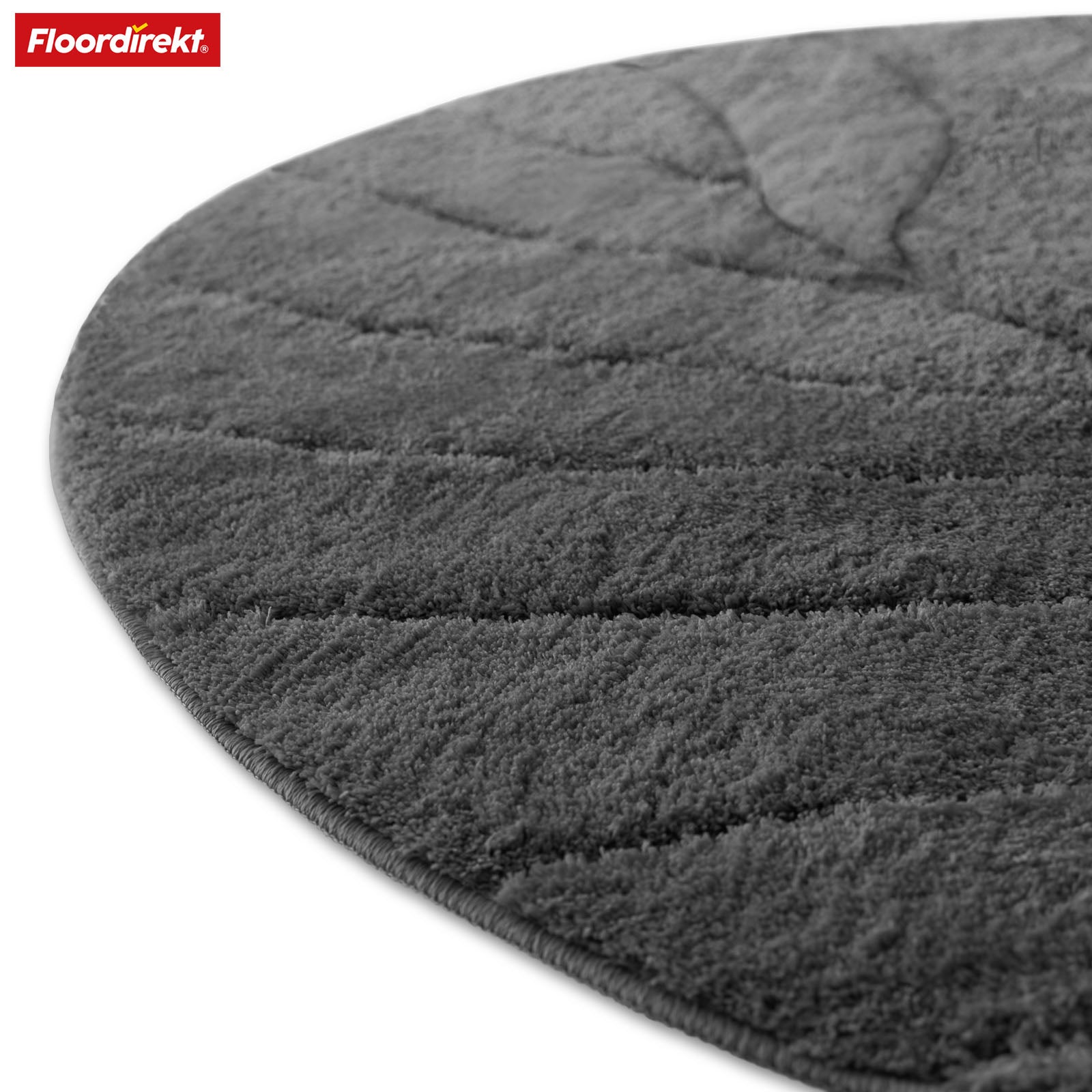 Tapis de bain | Maris | Tapis de bain rond | Microfibre douce, antidérapante & adaptée au chauffage au sol