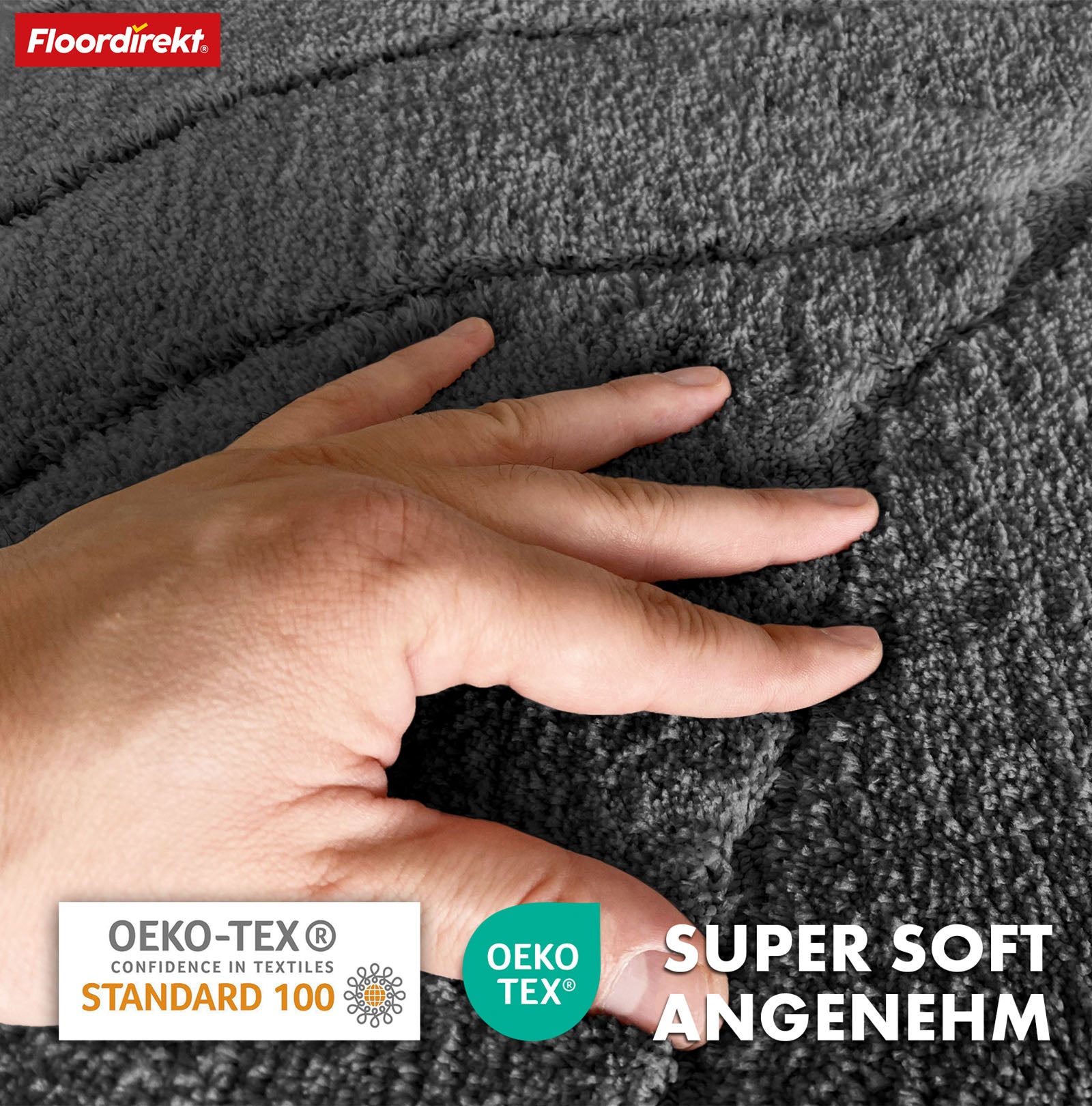 Tapis de bain | Maris | Tapis de bain rond | Microfibre douce, antidérapante & adaptée au chauffage au sol