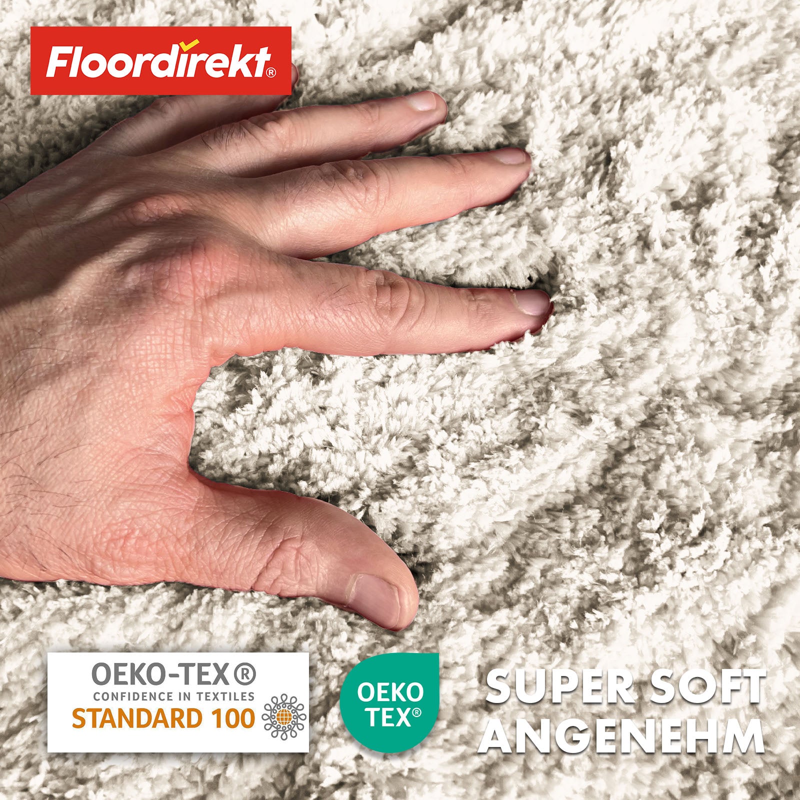 Tapis de bain | Sky | Tapis de bain rond | Confort dense et moelleux pour votre maison