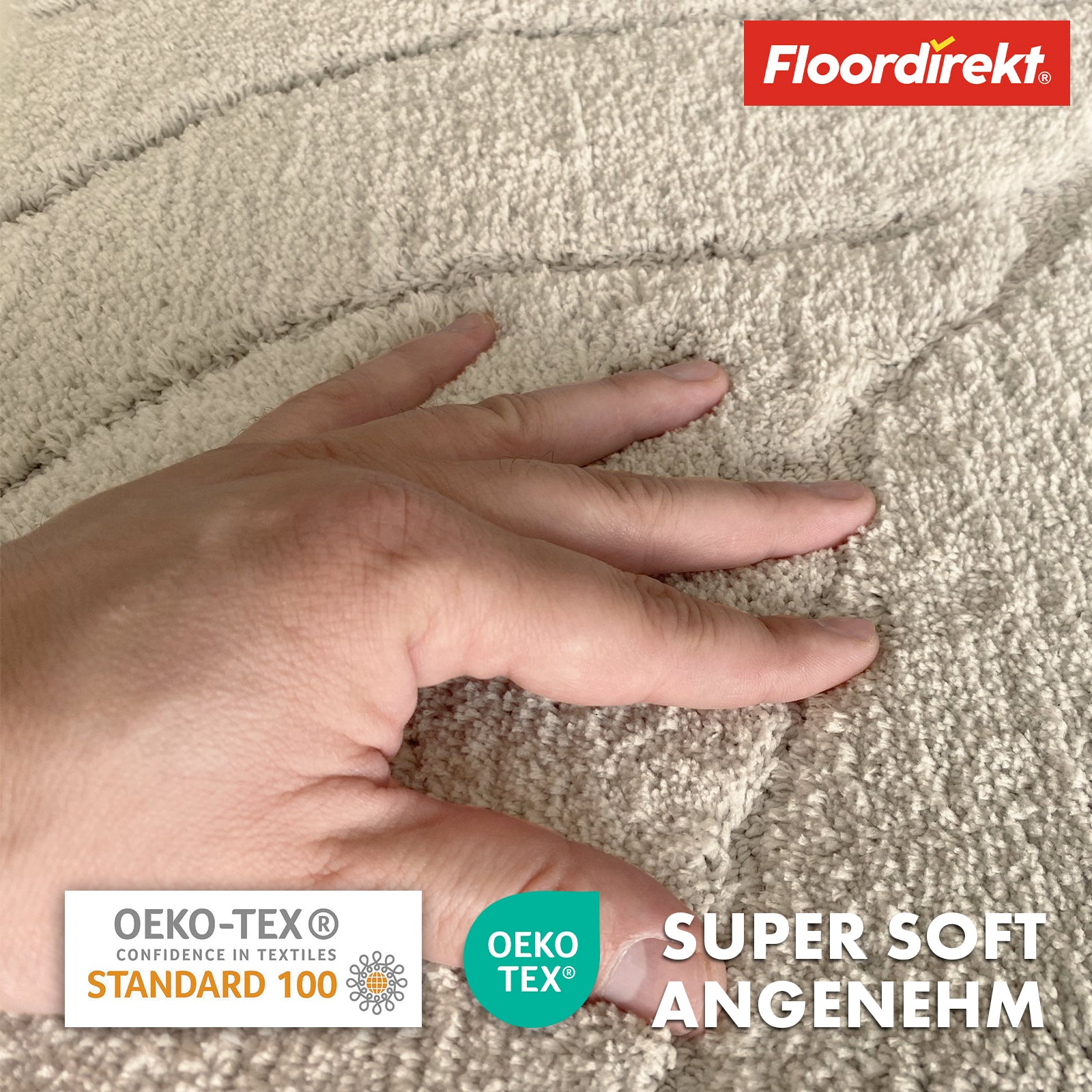 Tapis de bain | Maris | Tapis de bain moelleux avec structure en feuilles | Disponible en différentes couleurs et tailles