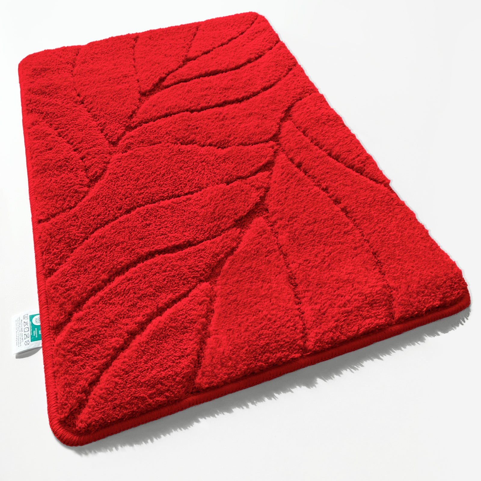 Tapis de bain | Maris | Tapis de bain moelleux avec structure en feuilles | Disponible en différentes couleurs et tailles