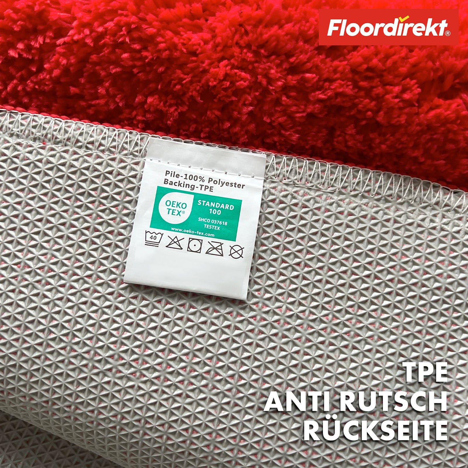 Tapis de bain | Maris | Tapis de bain moelleux avec structure en feuilles | Disponible en différentes couleurs et tailles