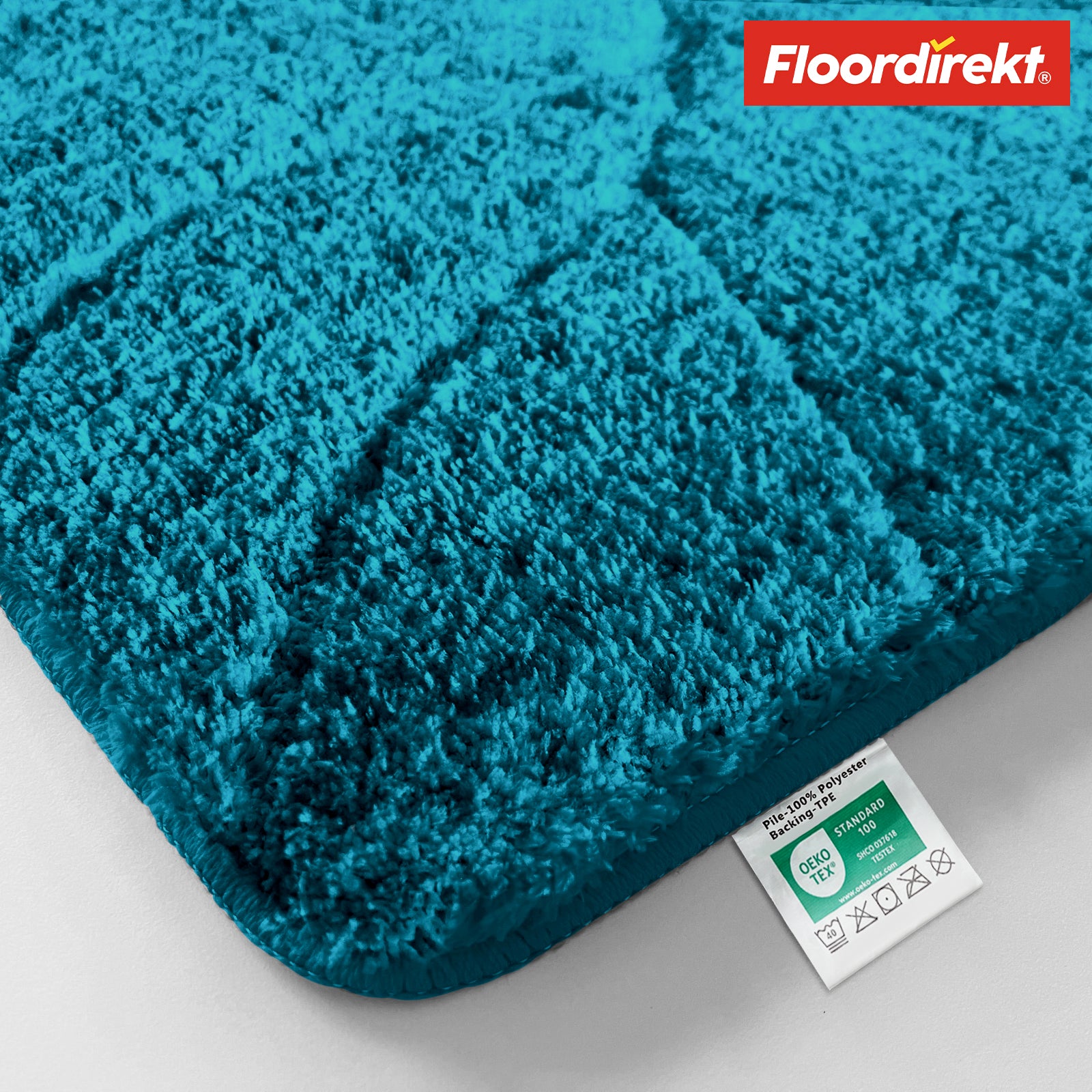 Tapis de bain | Maris | Tapis de bain moelleux avec structure en feuilles | Disponible en différentes couleurs et tailles