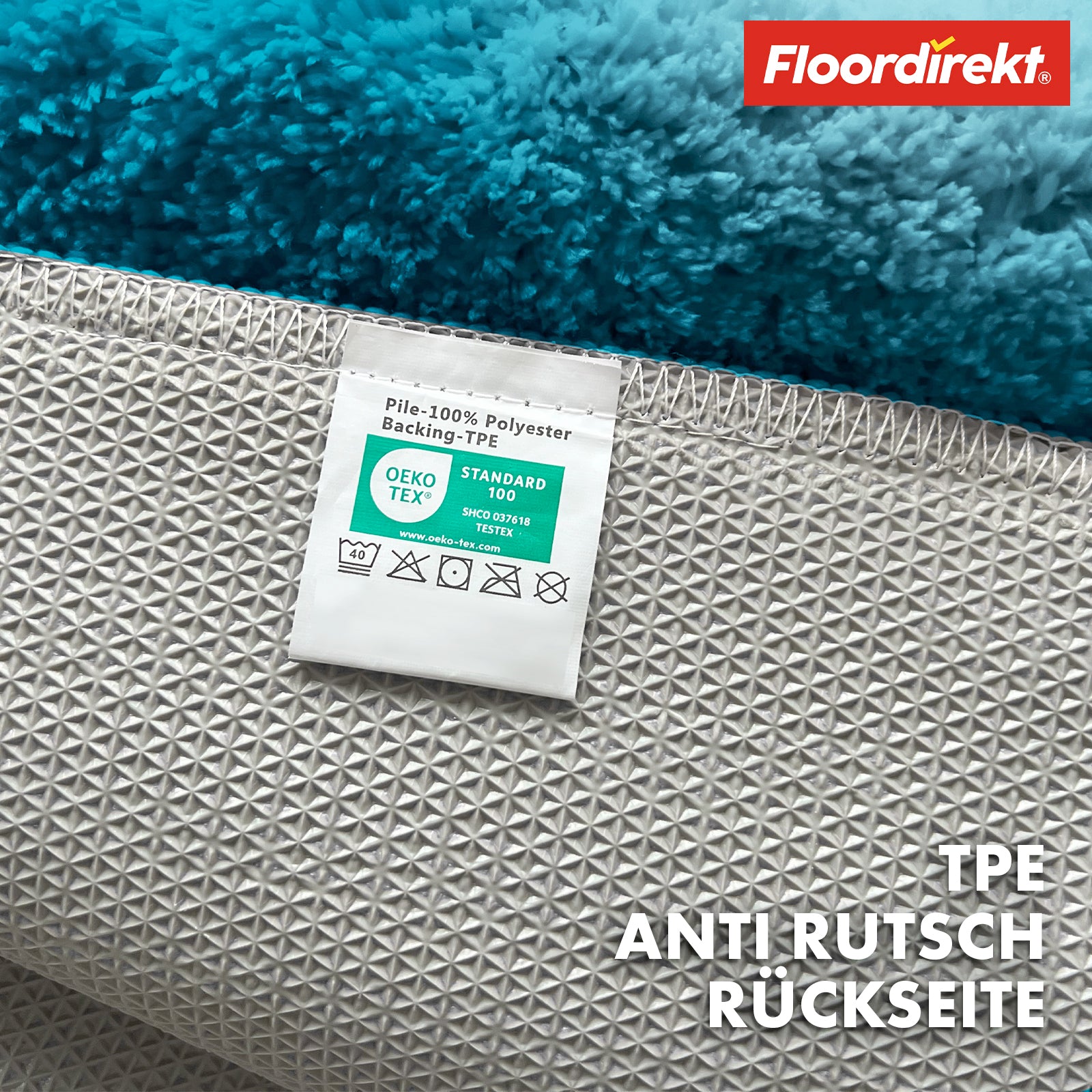 Tapis de bain | Maris | Tapis de bain moelleux avec structure en feuilles | Disponible en différentes couleurs et tailles