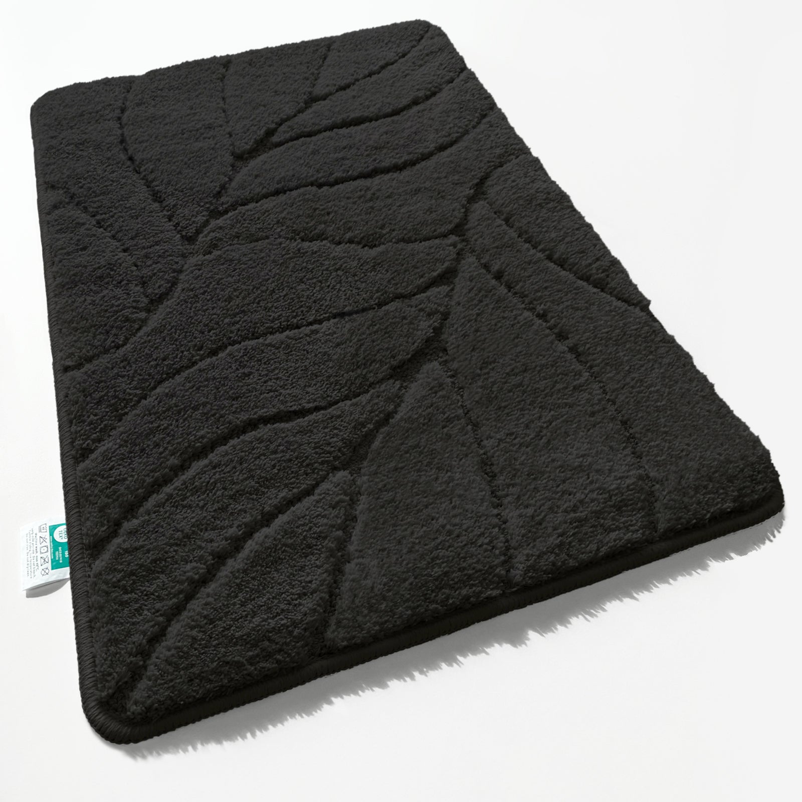 Tapis de bain | Maris | Tapis de bain moelleux avec structure en feuilles | Disponible en différentes couleurs et tailles