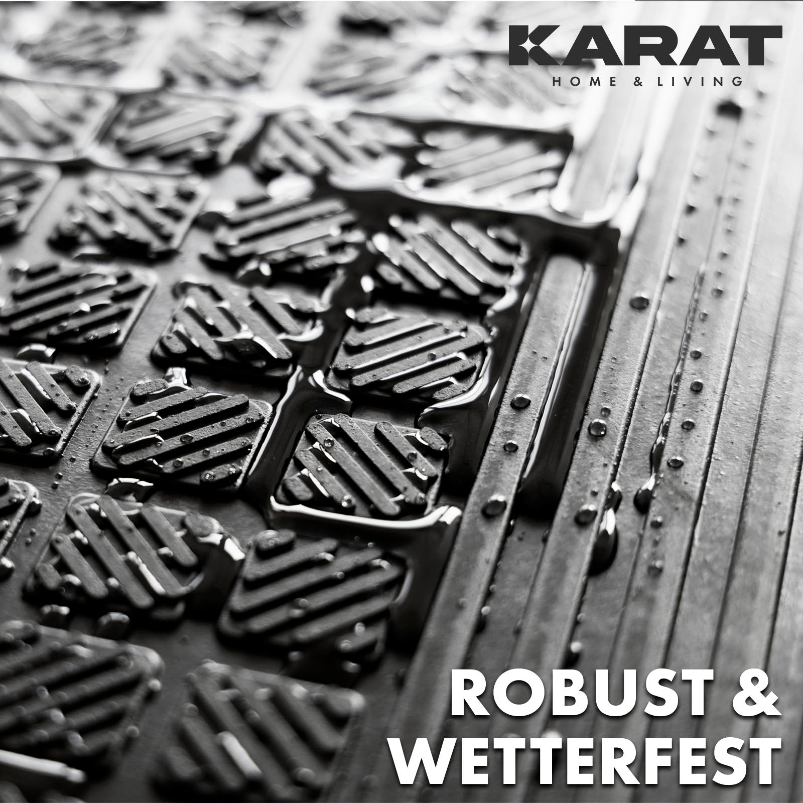 Tapis de marche en caoutchouc pour l'extérieur | Diamant