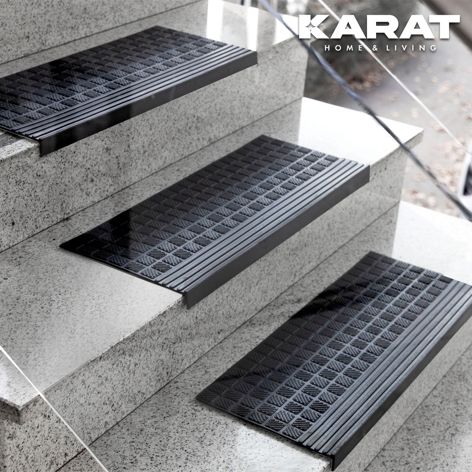 Tapis de marche en caoutchouc pour l'extérieur | Diamant