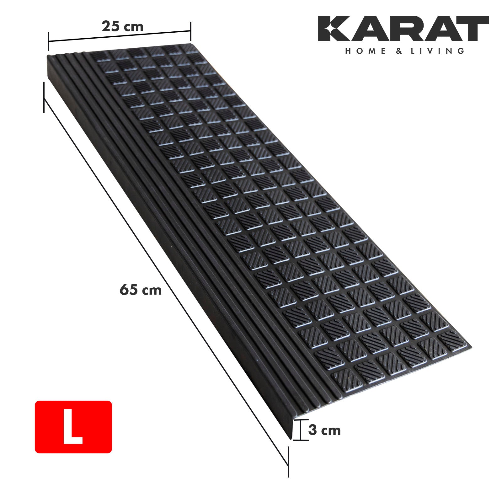 Tapis de marche en caoutchouc pour l'extérieur | Diamant