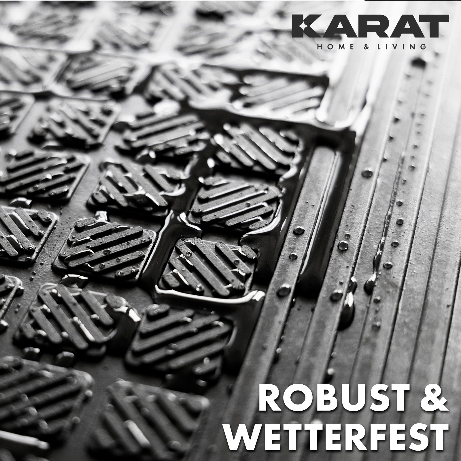 Tapis de marche en caoutchouc pour l'extérieur | Diamant