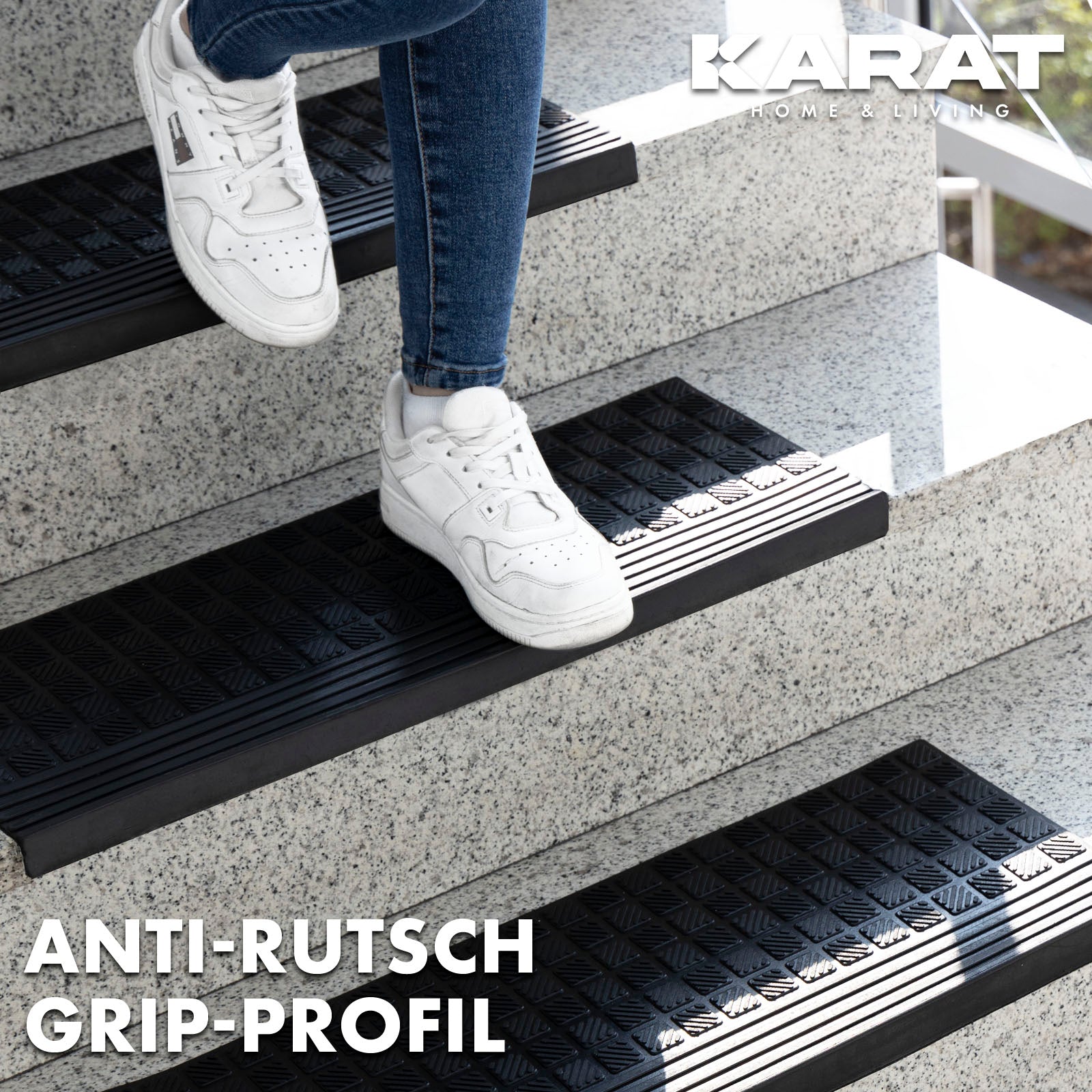 Tapis de marche en caoutchouc pour l'extérieur | Diamant