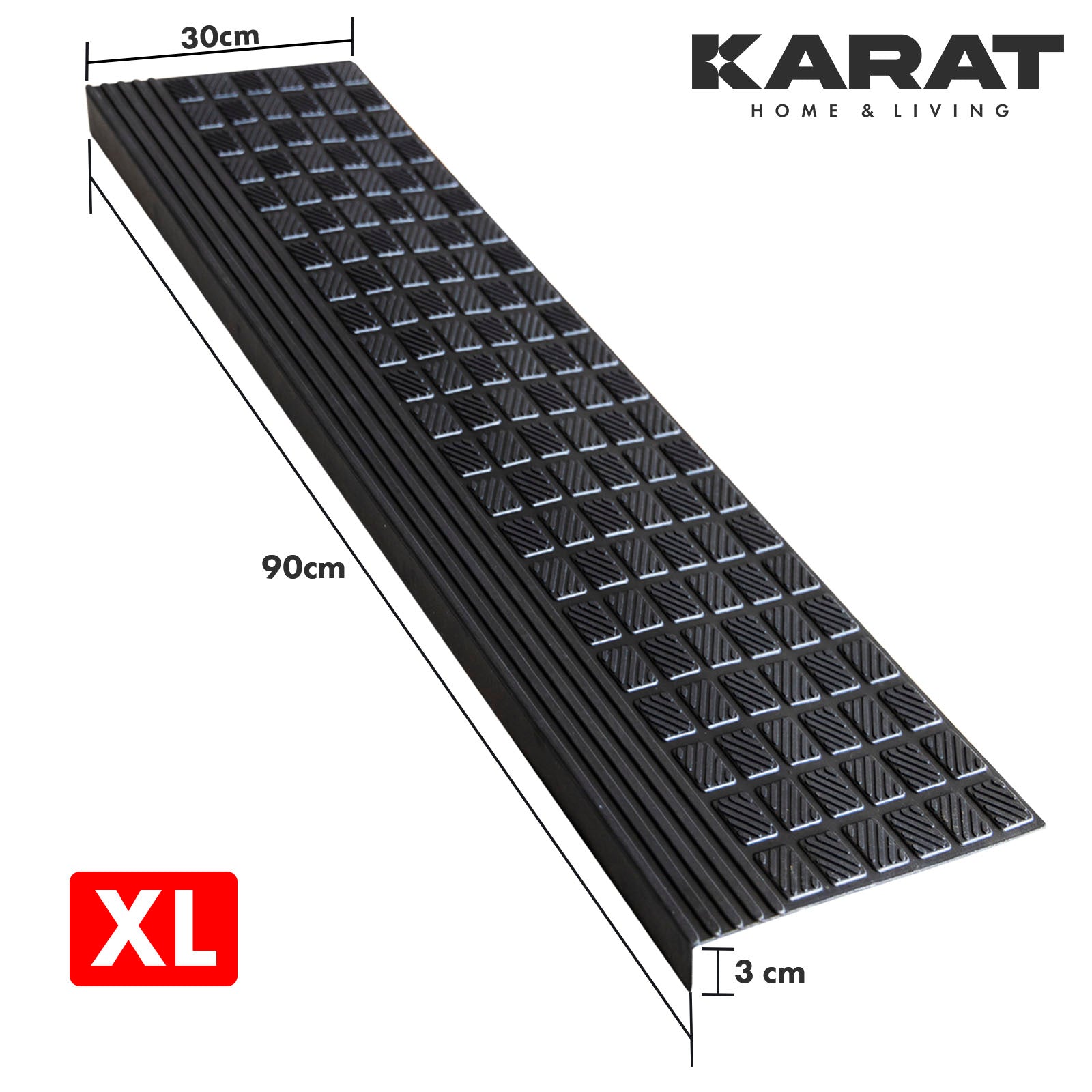 Tapis de marche en caoutchouc pour l'extérieur | Diamant