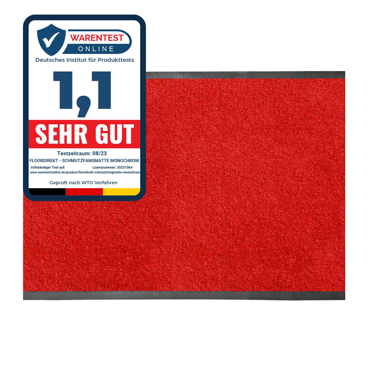 ✂ Tapis anti-saletés Monochrom | Couleurs brillantes | Sur mesure