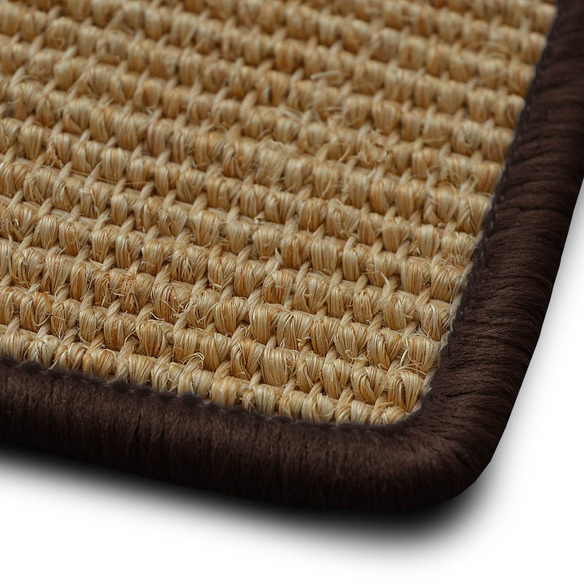✂ Tapis en Sisal sur mesure | Salvador naturel | chaîne dans la couleur désirée