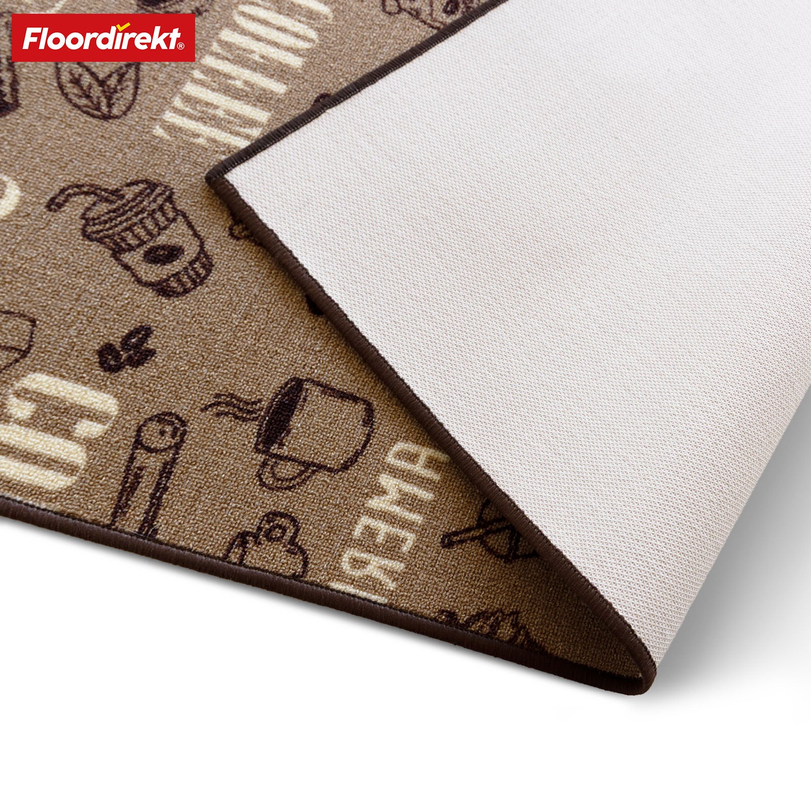 Tapis sur mesure | Coffee | Motifs café, antidérapant, personnalisable