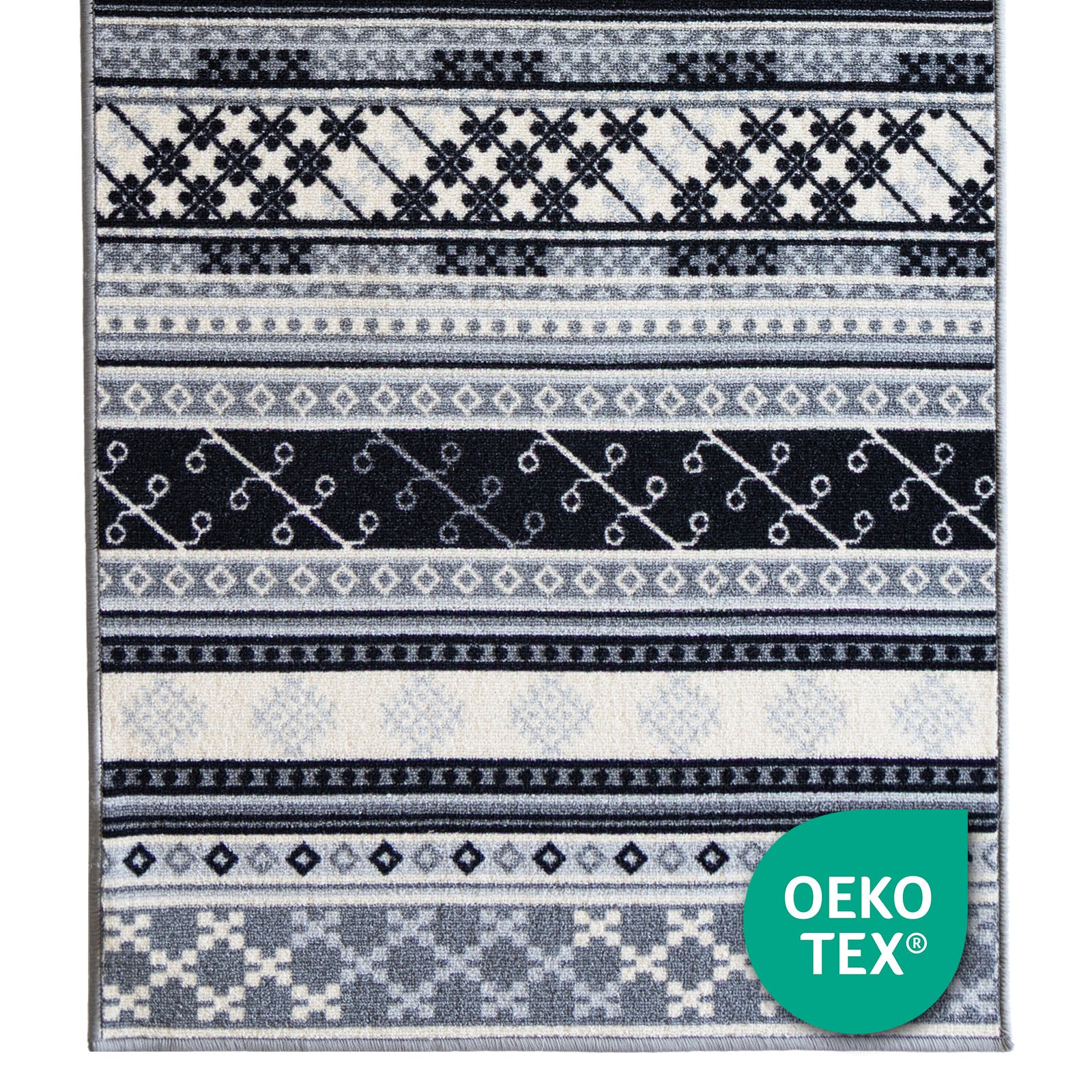 Tapis de passage sur mesure | Mykonos | Chaîné, antidérapant & idéal pour le couloir, la cuisine ou l'entrée