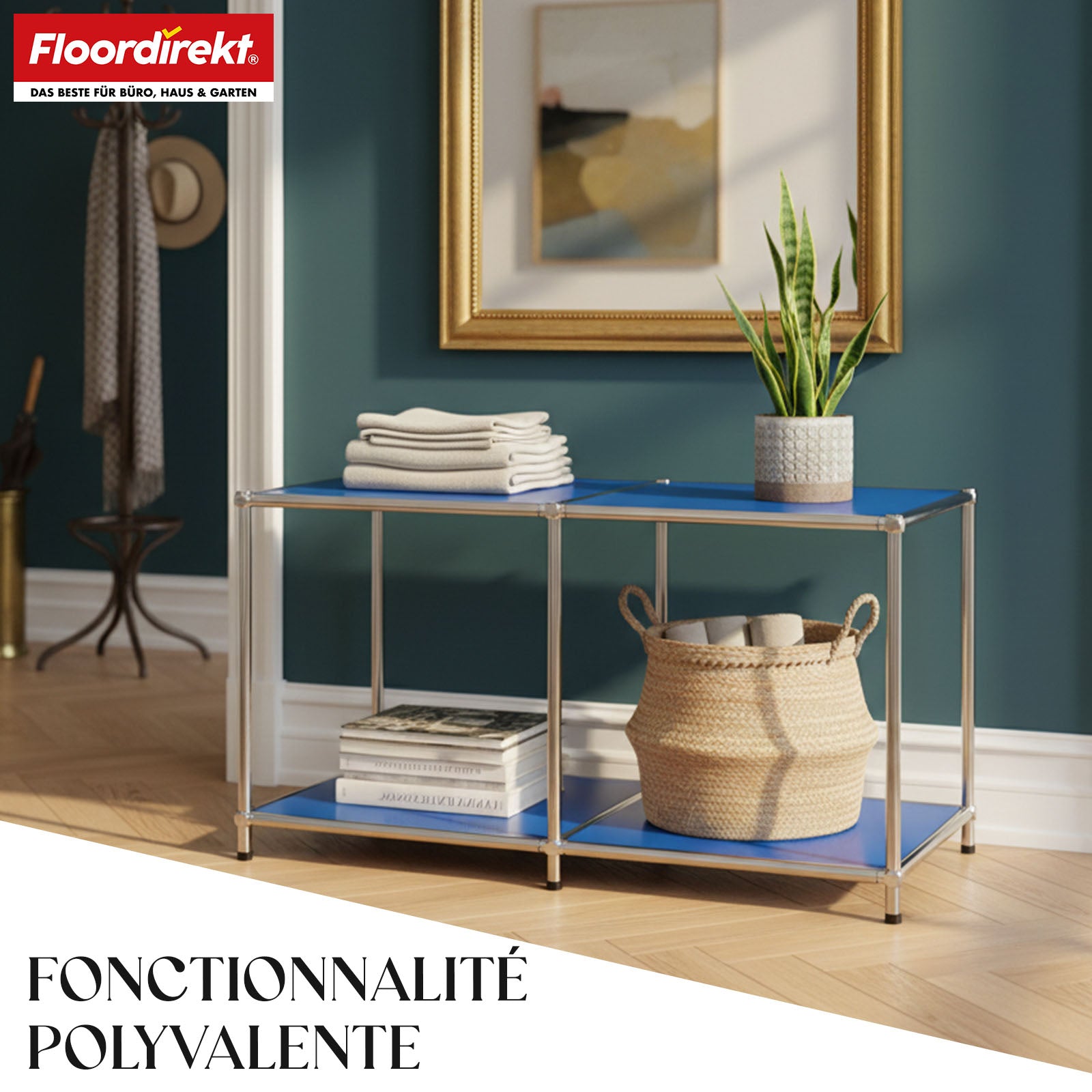 Étagère métallique | Concept Epure MK-016 | Buffet et étagère de rangement avec surfaces ouvertes | Disponible en plusieurs couleurs