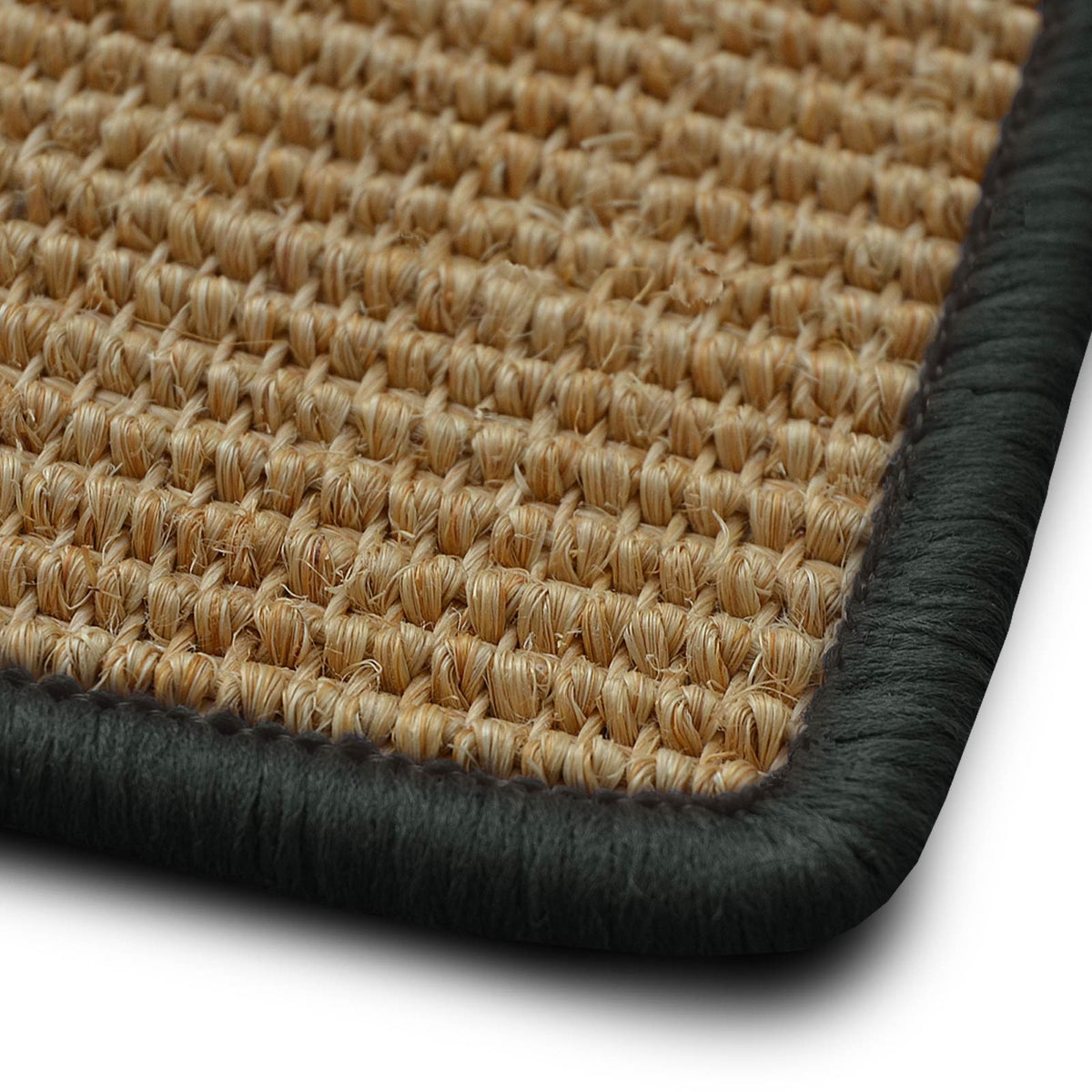 ✂ Tapis en Sisal sur mesure | Salvador naturel | chaîne dans la couleur désirée
