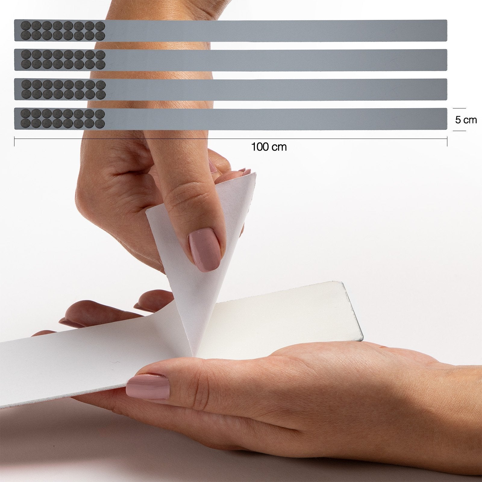 4er-Set Magnetleisten  2 Längen  5 Farben | Argent