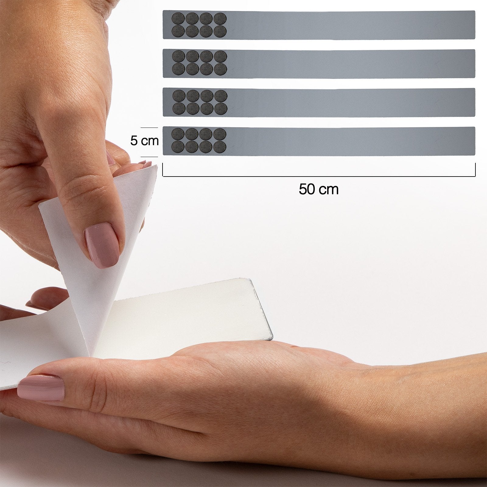 4er-Set Magnetleisten  2 Längen  5 Farben | Argent
