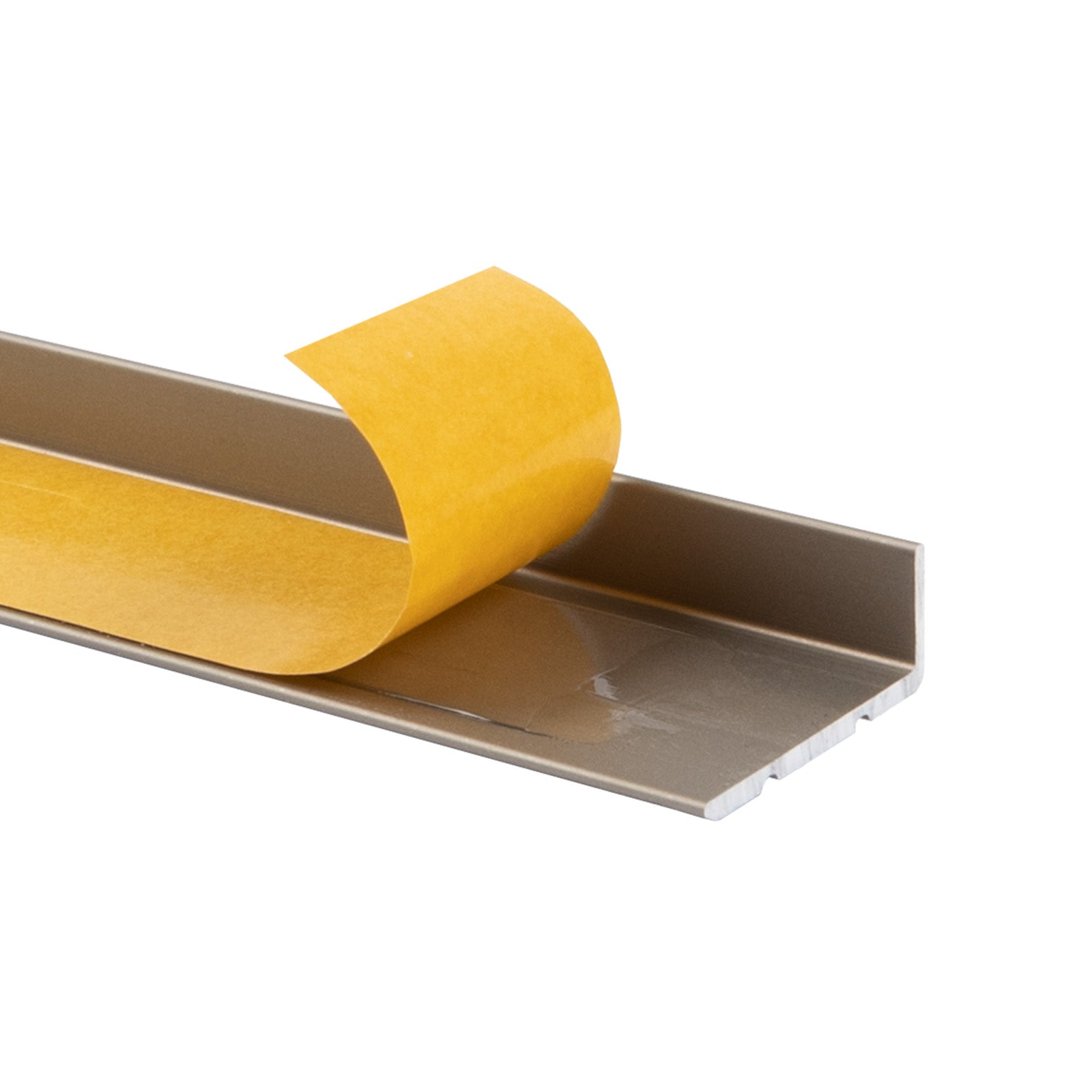 Profilé de nez de marche | Aluminium | Pré-percé ou auto-adhésif | 24,5 x 10 mm