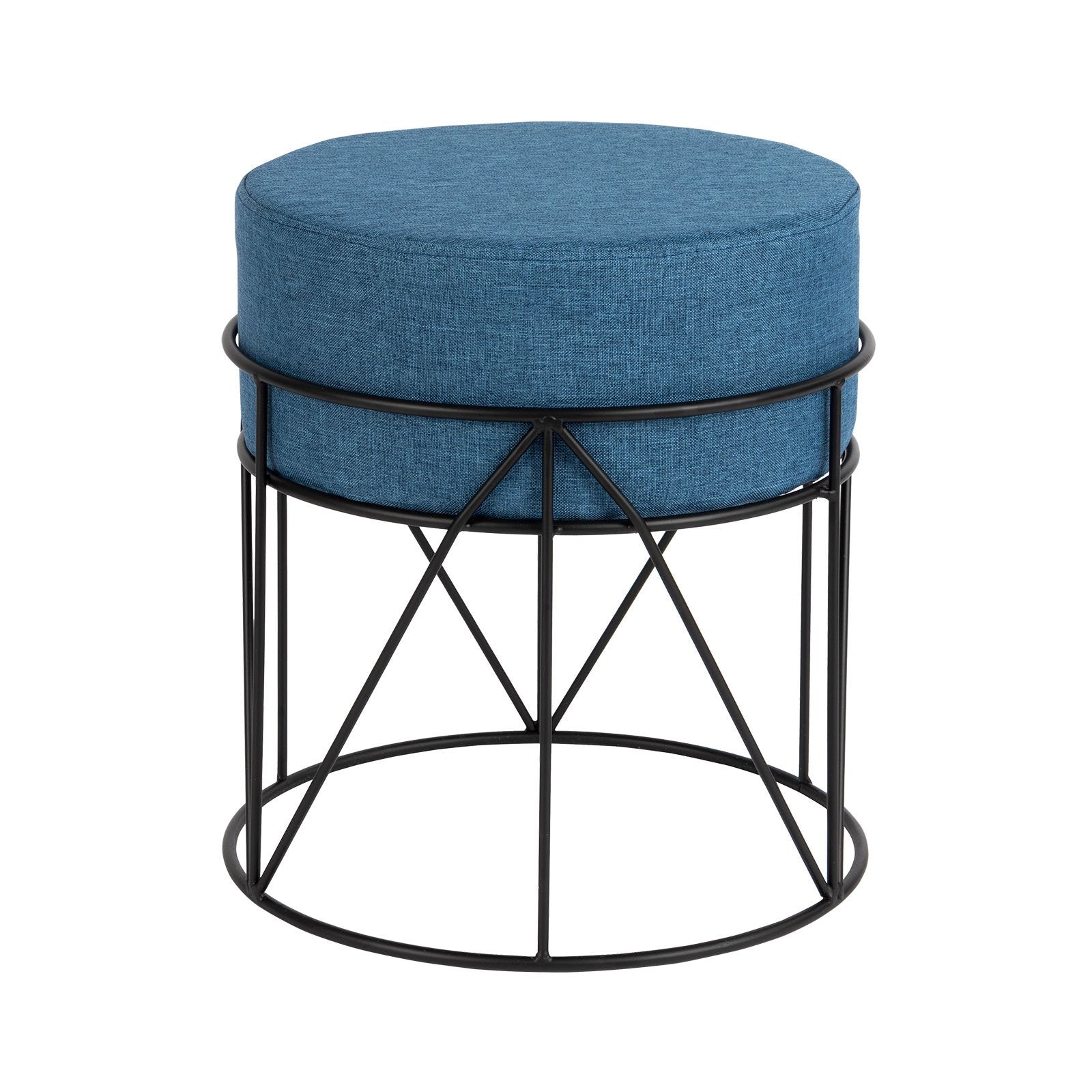 Tabouret en métal | Vert et bleu
