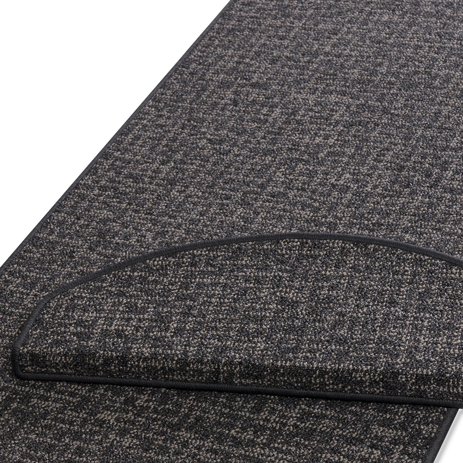 Stufenmatte Bermuda | Semicirculaire oder eckig | Gris