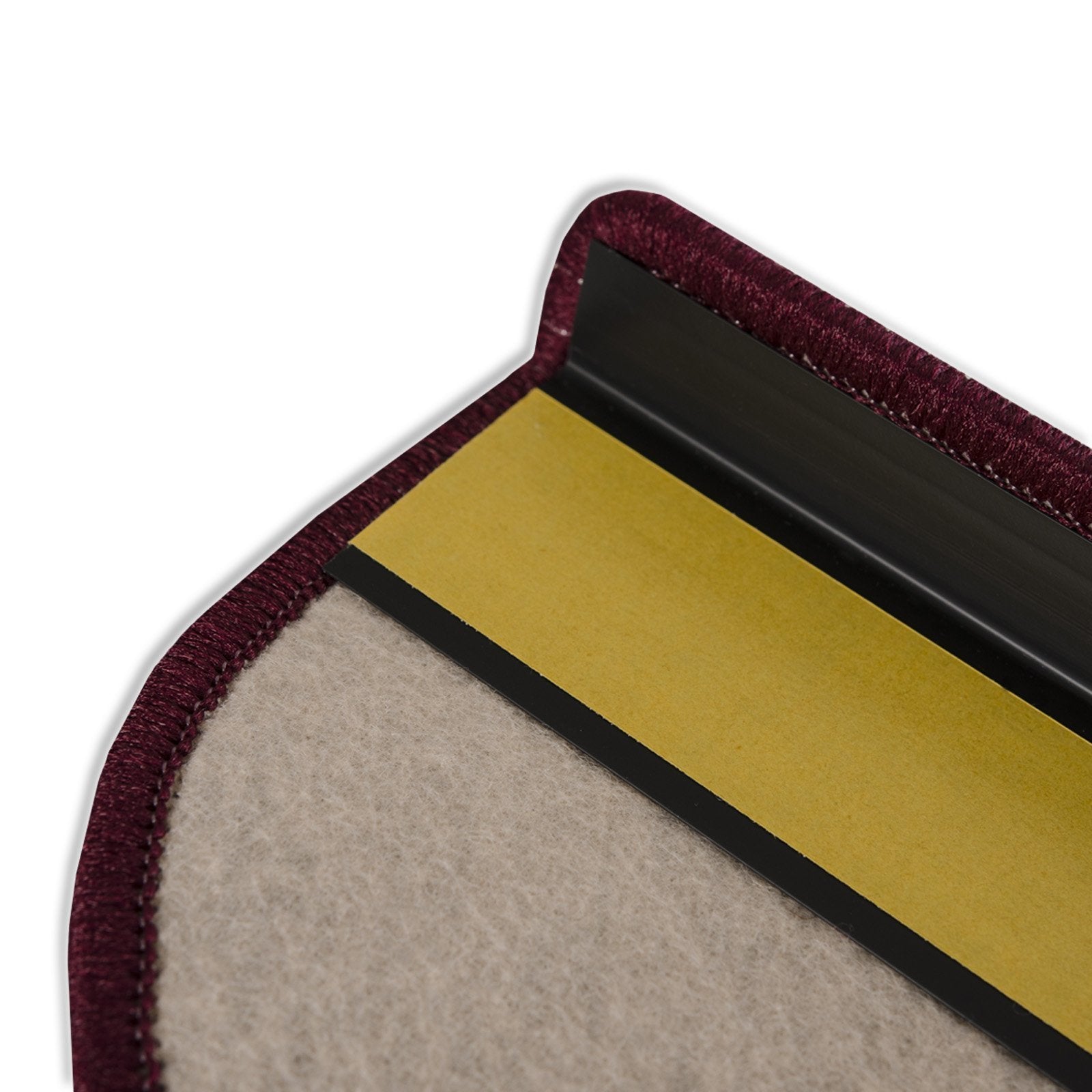 Stufenmatte Bermuda | Semicirculaire oder eckig | Rouge