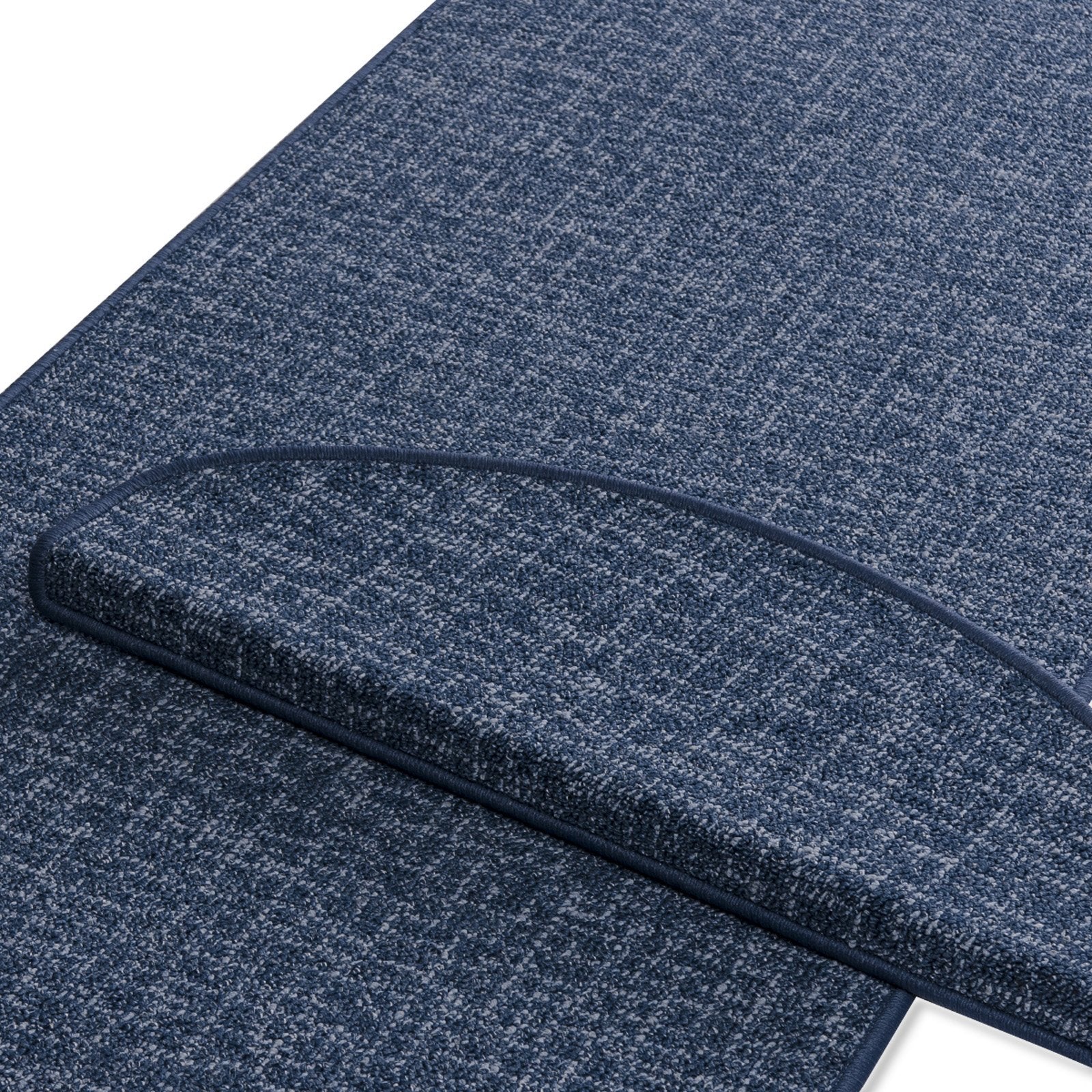 Stufenmatte Bermuda | Semicirculaire oder eckig | Bleu