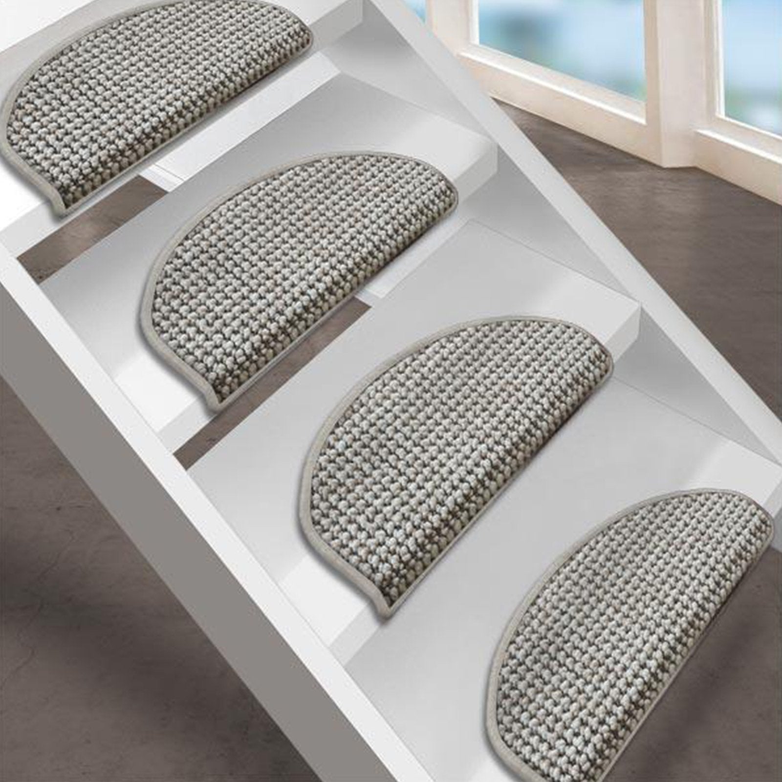 Stufenmatte Grandeur Semicirculaire oder Eckig Erhältlich in 5 Farben | Sable