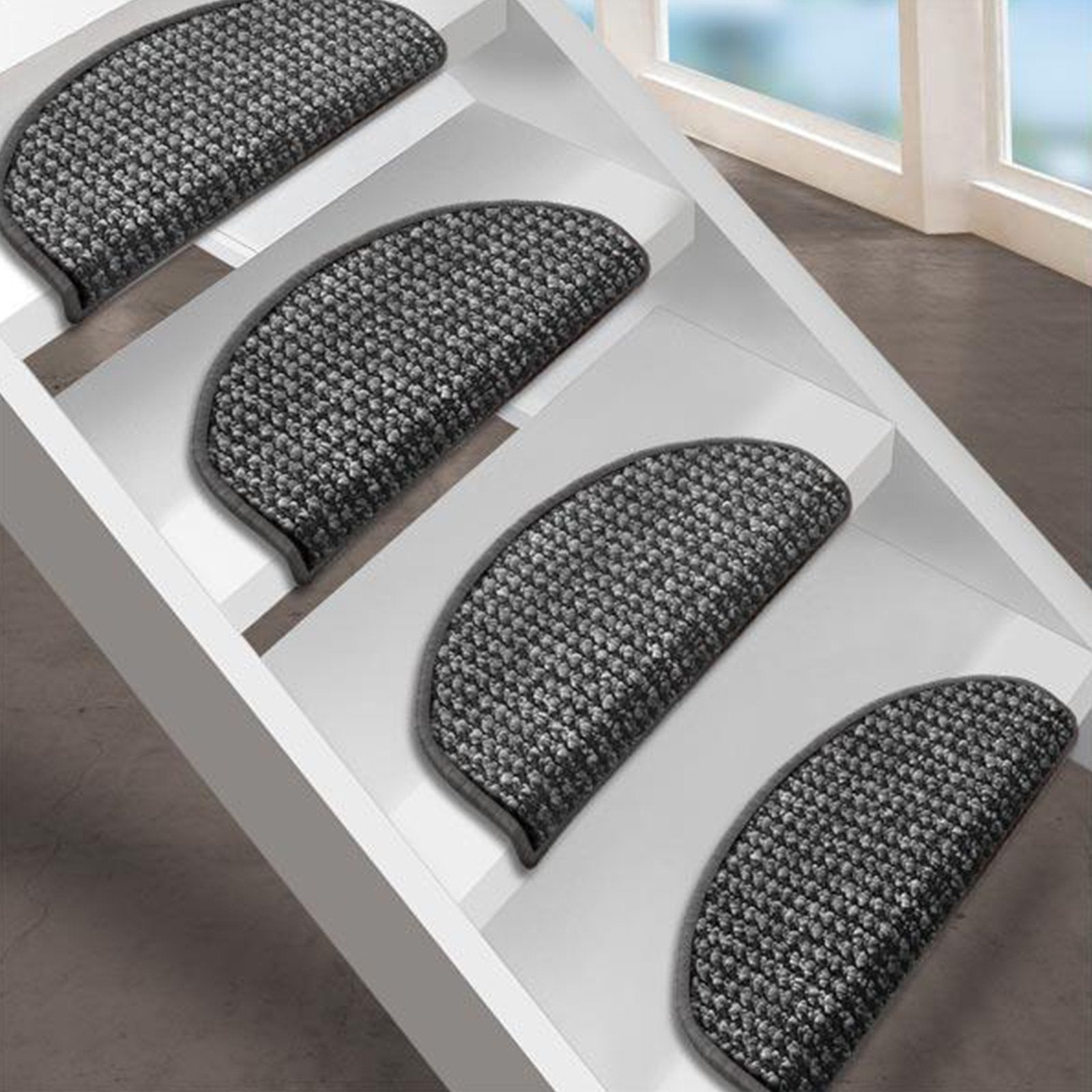 Stufenmatte Grandeur Semicirculaire oder Eckig Erhältlich in 5 Farben | Gris