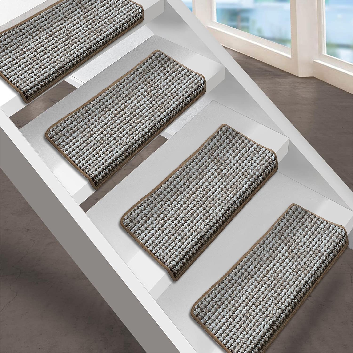 Stufenmatte Grandeur Semicirculaire oder Eckig Erhältlich in 5 Farben | Beige