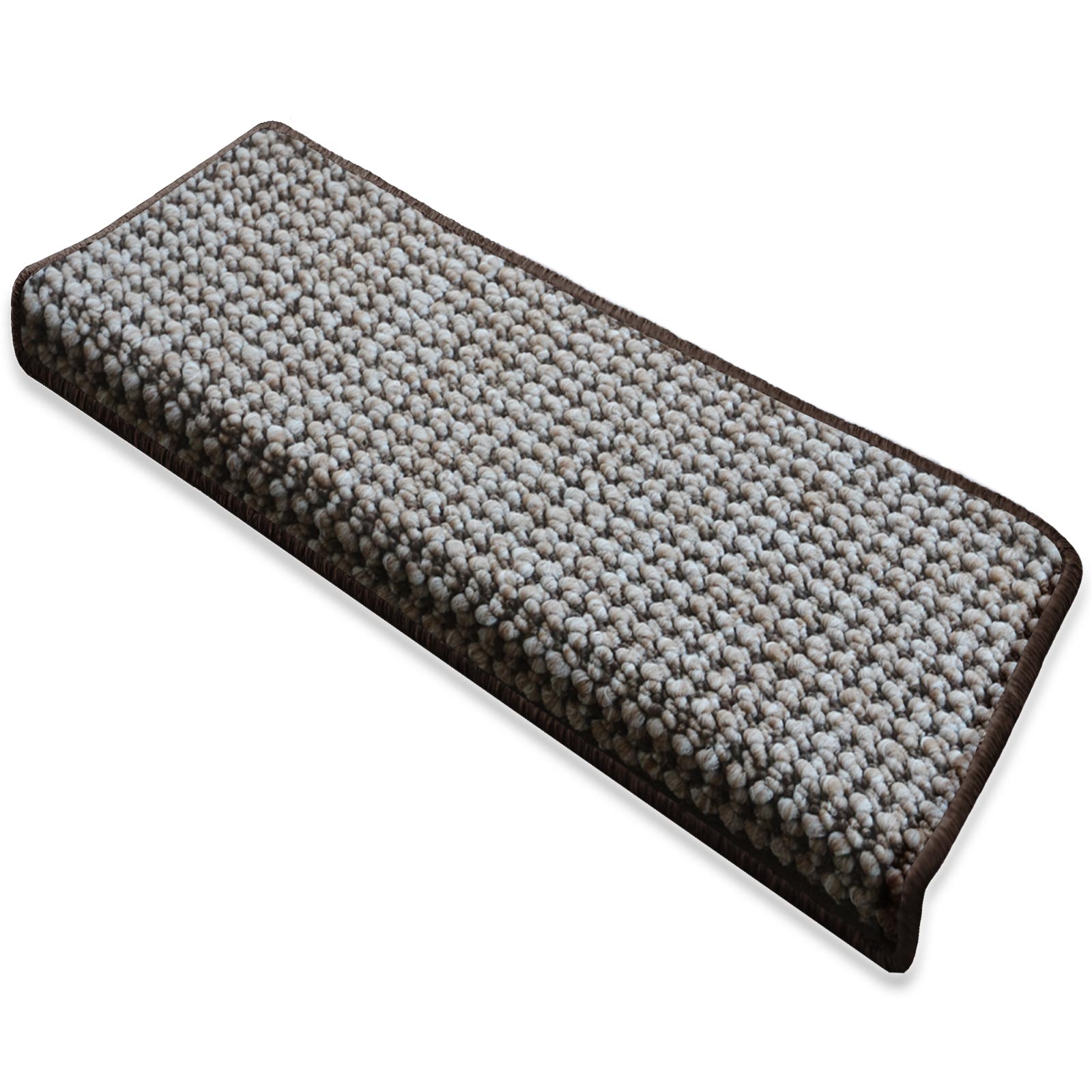 Stufenmatte Grandeur Semicirculaire oder Eckig Erhältlich in 5 Farben | Brun