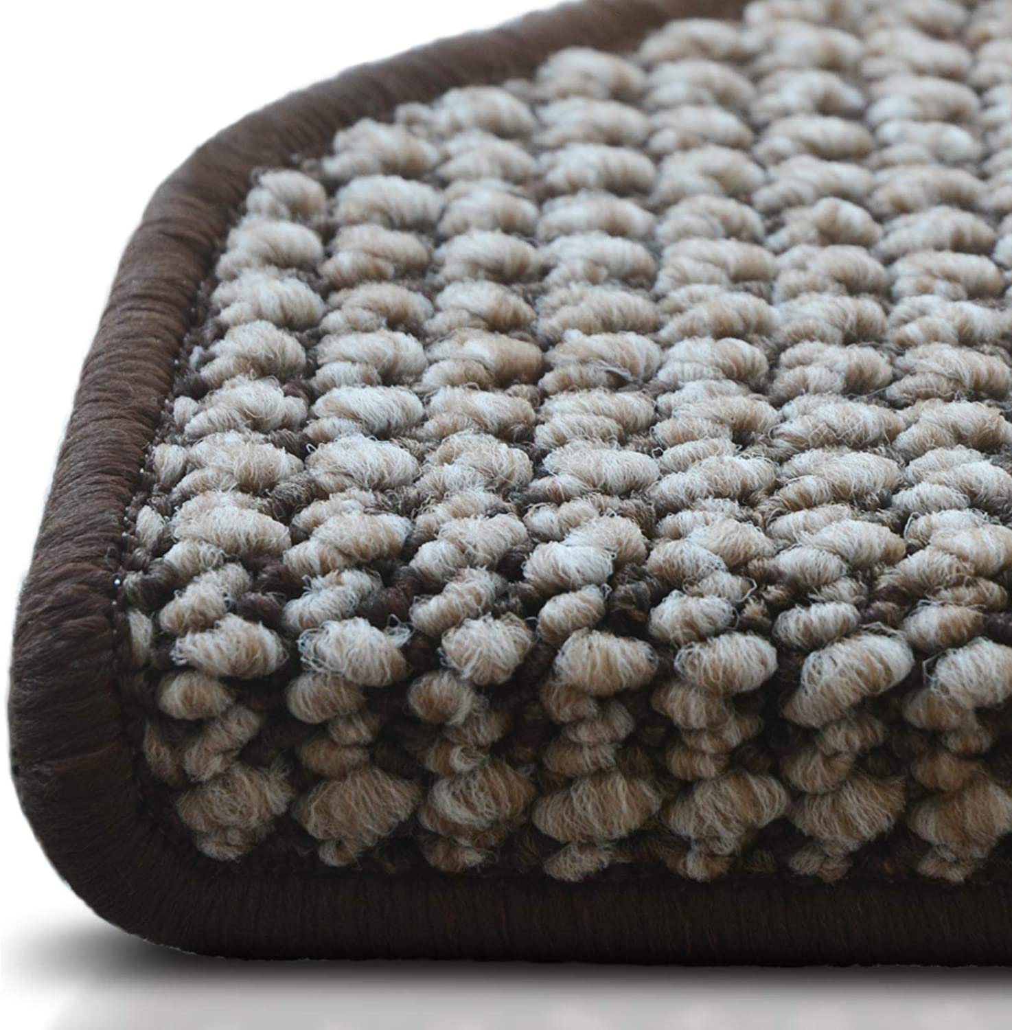 Stufenmatte Grandeur Semicirculaire oder Eckig Erhältlich in 5 Farben | Brun