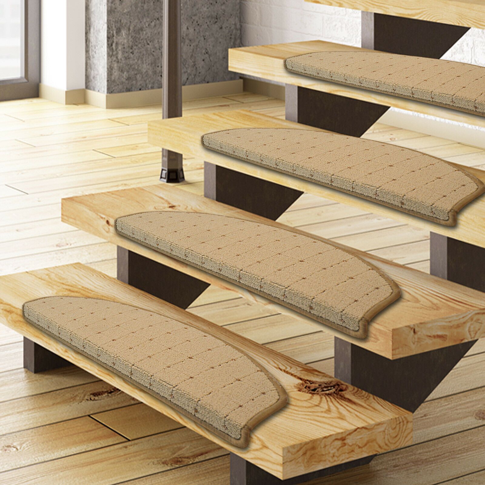 Stufenmatte Rapido Semicirculaire oder eckig Erhältlich in 4 Farben | Beige