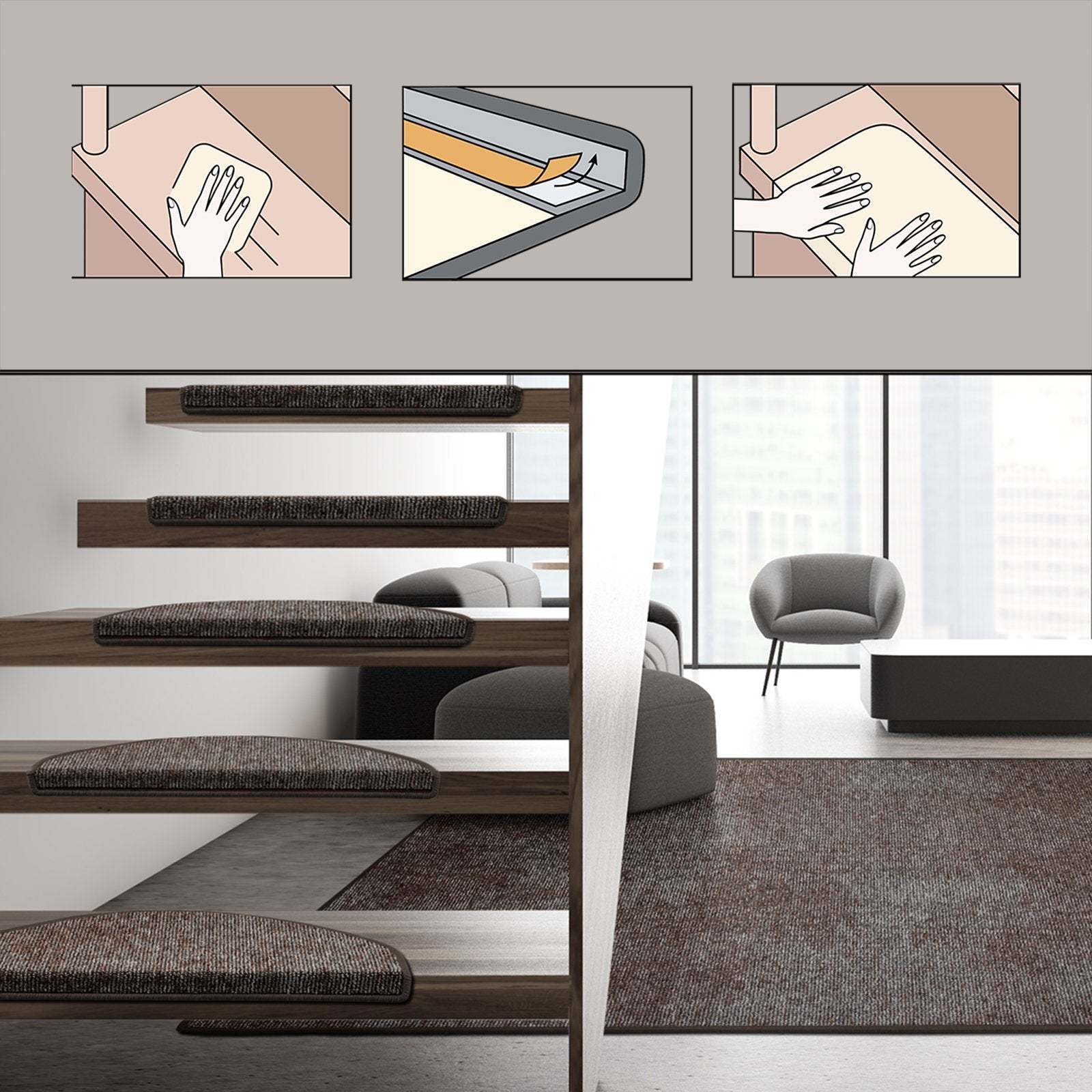 A1_fd-29125,fd-29126 | Marron foncé | Semicirculaire