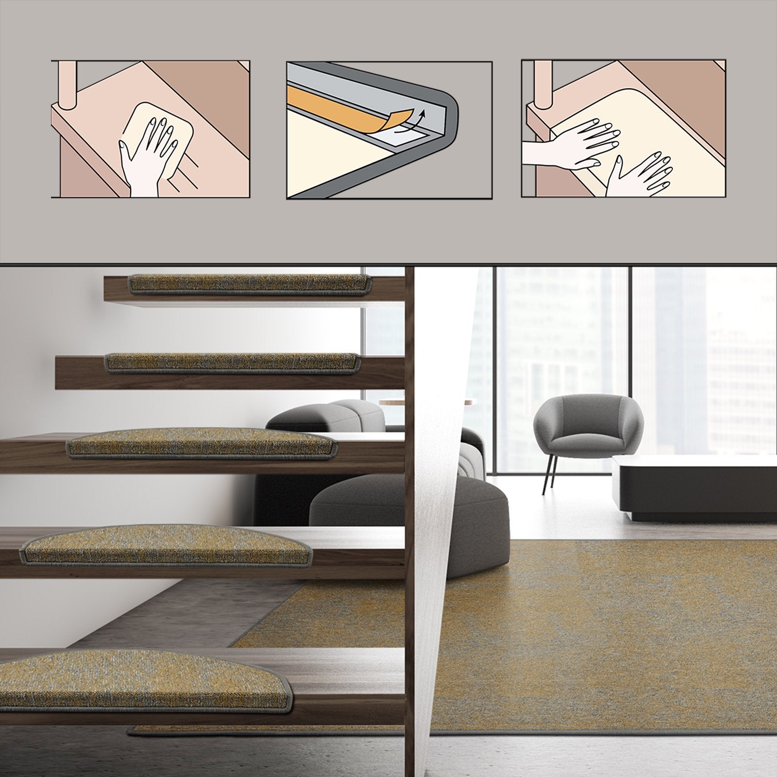 A1_fd-29121,fd-29122 | Jaune | Semicirculaire