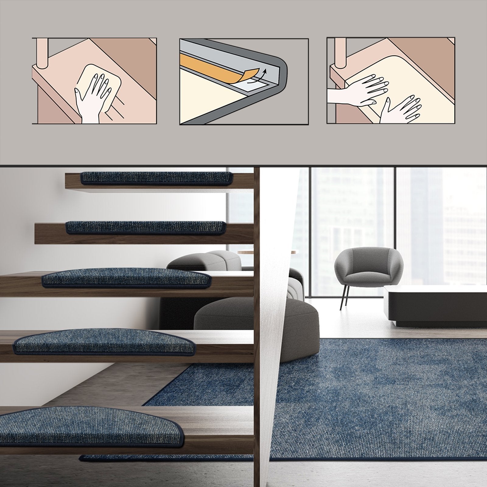 A1_fd-29127,fd-29128 | Bleu | Semicirculaire