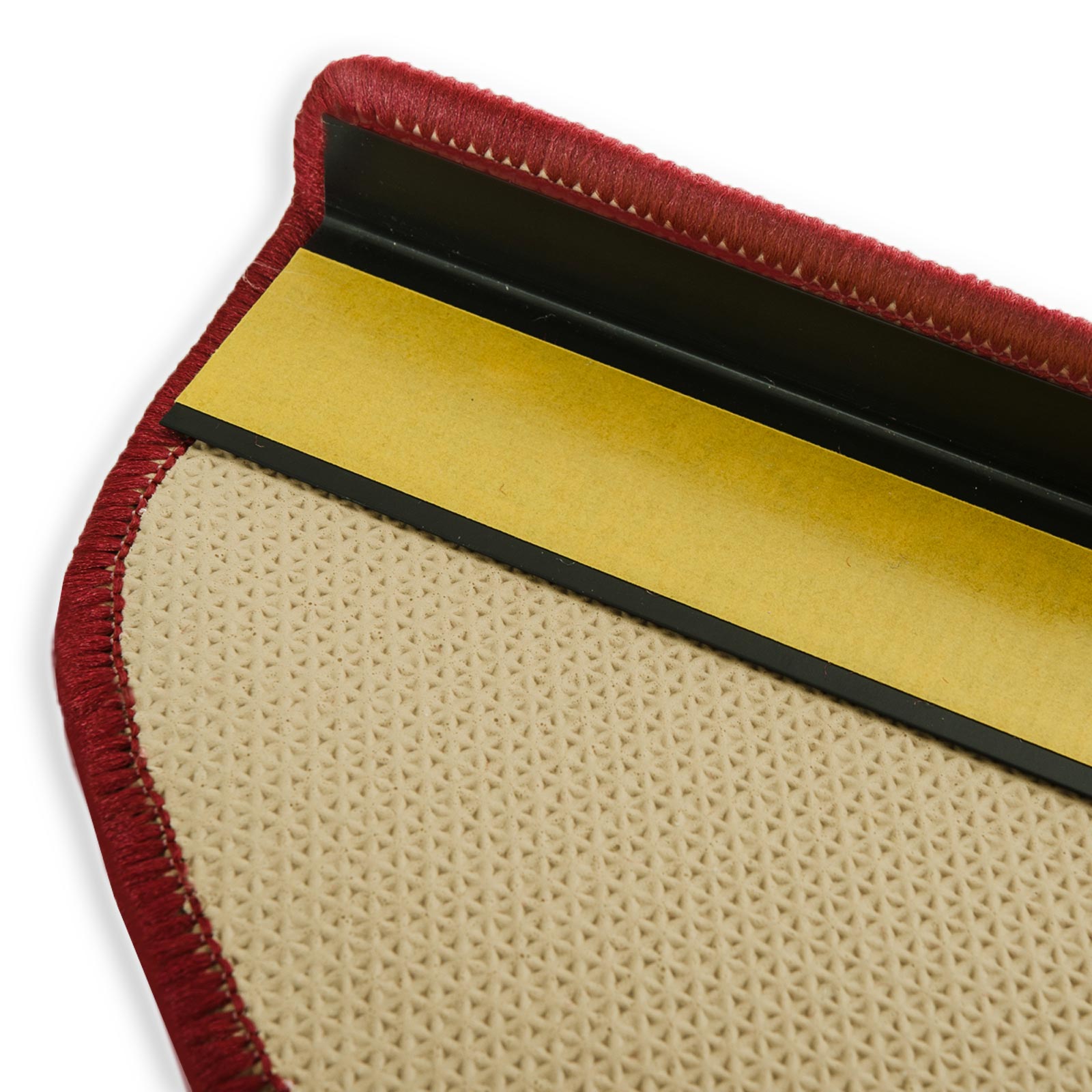 Stufenmatten Via Veneto Semicirculaire oder eckig Erhältlich in 5 Farben | Rouge