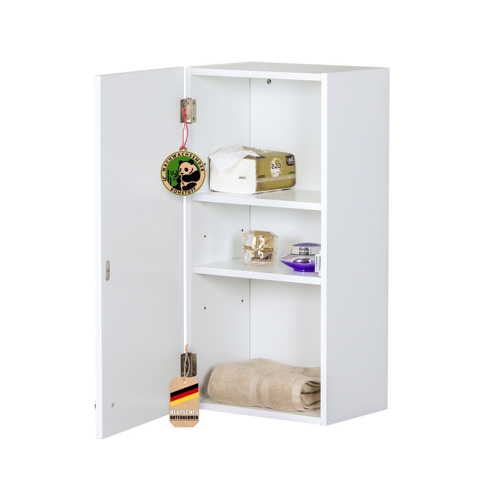 Armoire de salle de bains | Nebraska | Espace de rangement compact et polyvalent pour votre salle de bains