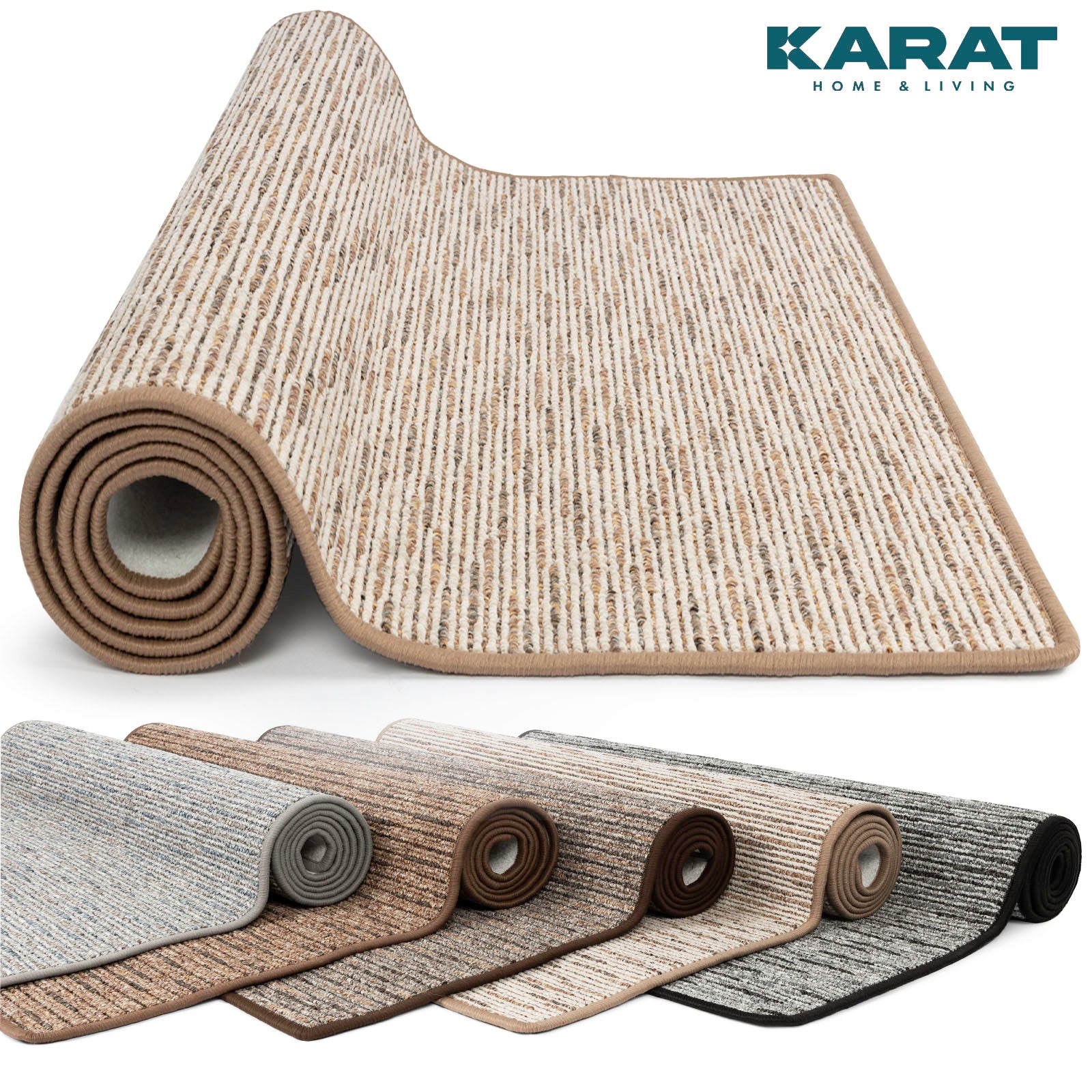 Tapis Couloir | Geneva | Tapis de Passage Moderne pour Salon, Couloir et Chambre
