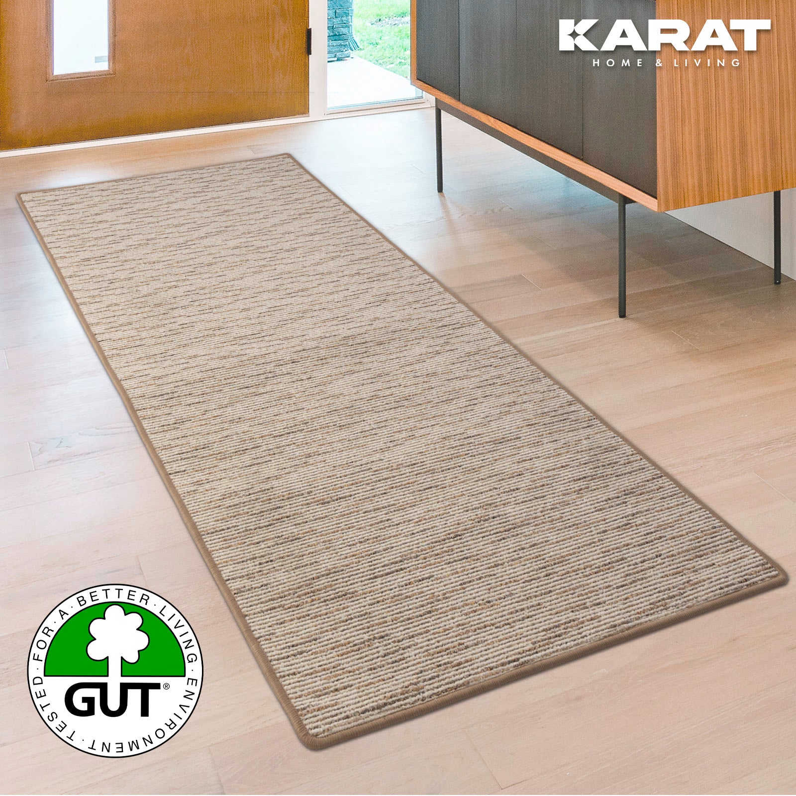 Tapis Couloir | Geneva | Tapis de Passage Moderne pour Salon, Couloir et Chambre