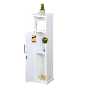 Armoire de salle de bain | Wisconsin | Armoire de toilette avec porte-papier toilette pratique pour les petits espaces