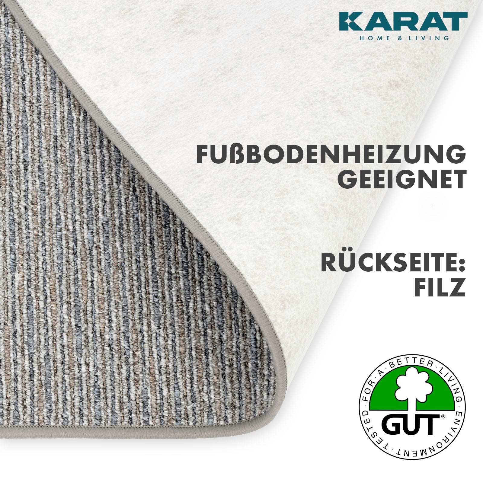 Tapis Couloir | Geneva | Tapis de Passage Moderne pour Salon, Couloir et Chambre